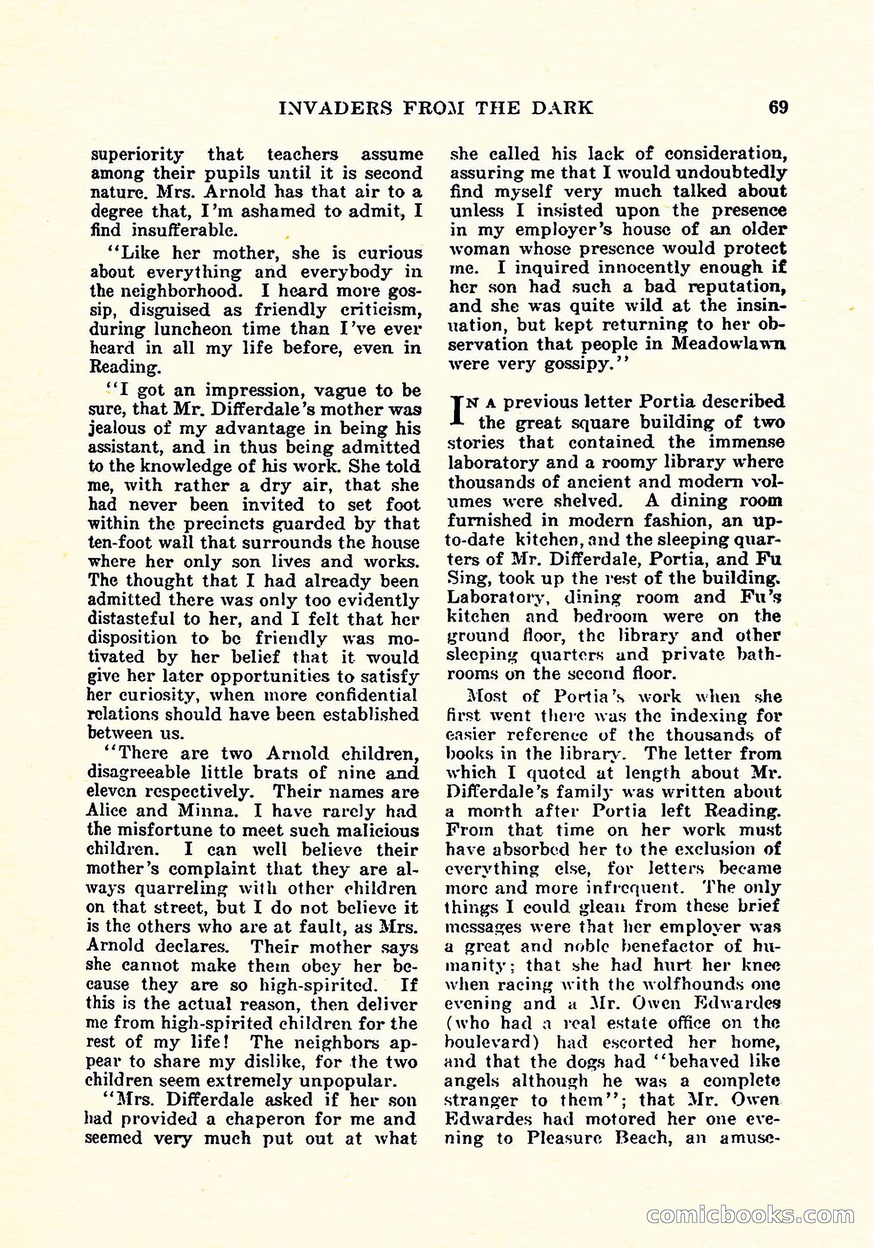 Weird Tales, Vol. 5, No. 4 — page 70 of 194