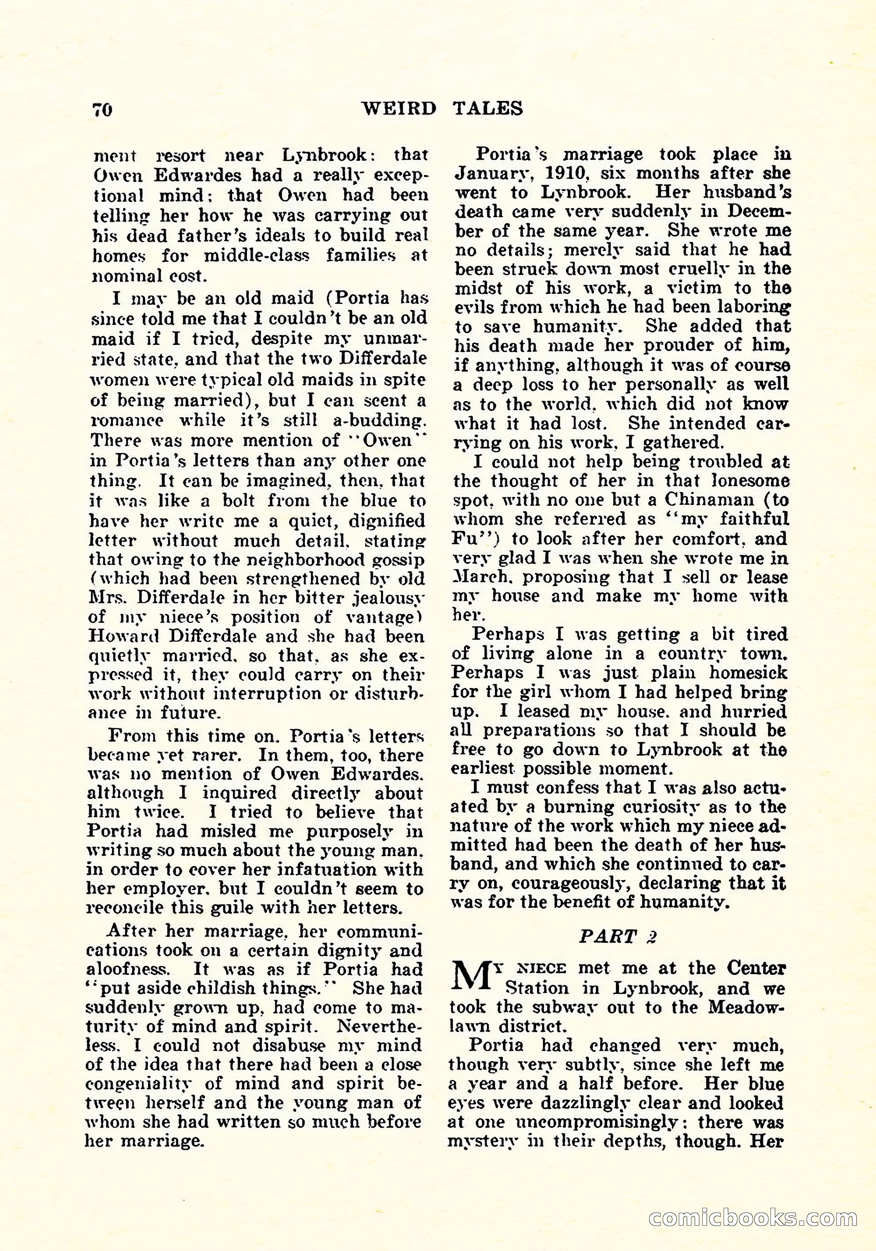 Weird Tales, Vol. 5, No. 4 — page 71 of 194
