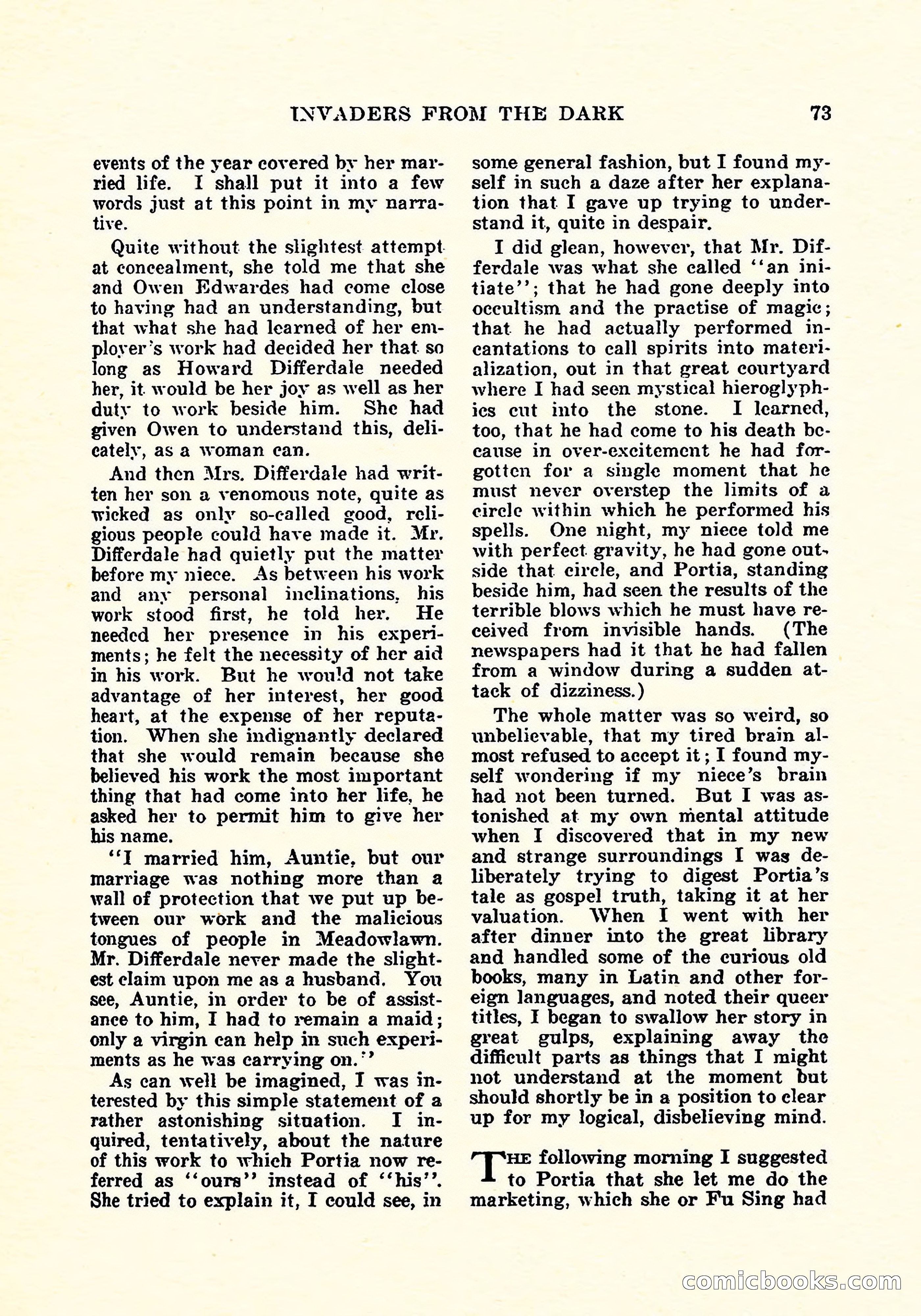 Weird Tales, Vol. 5, No. 4 — page 74 of 194