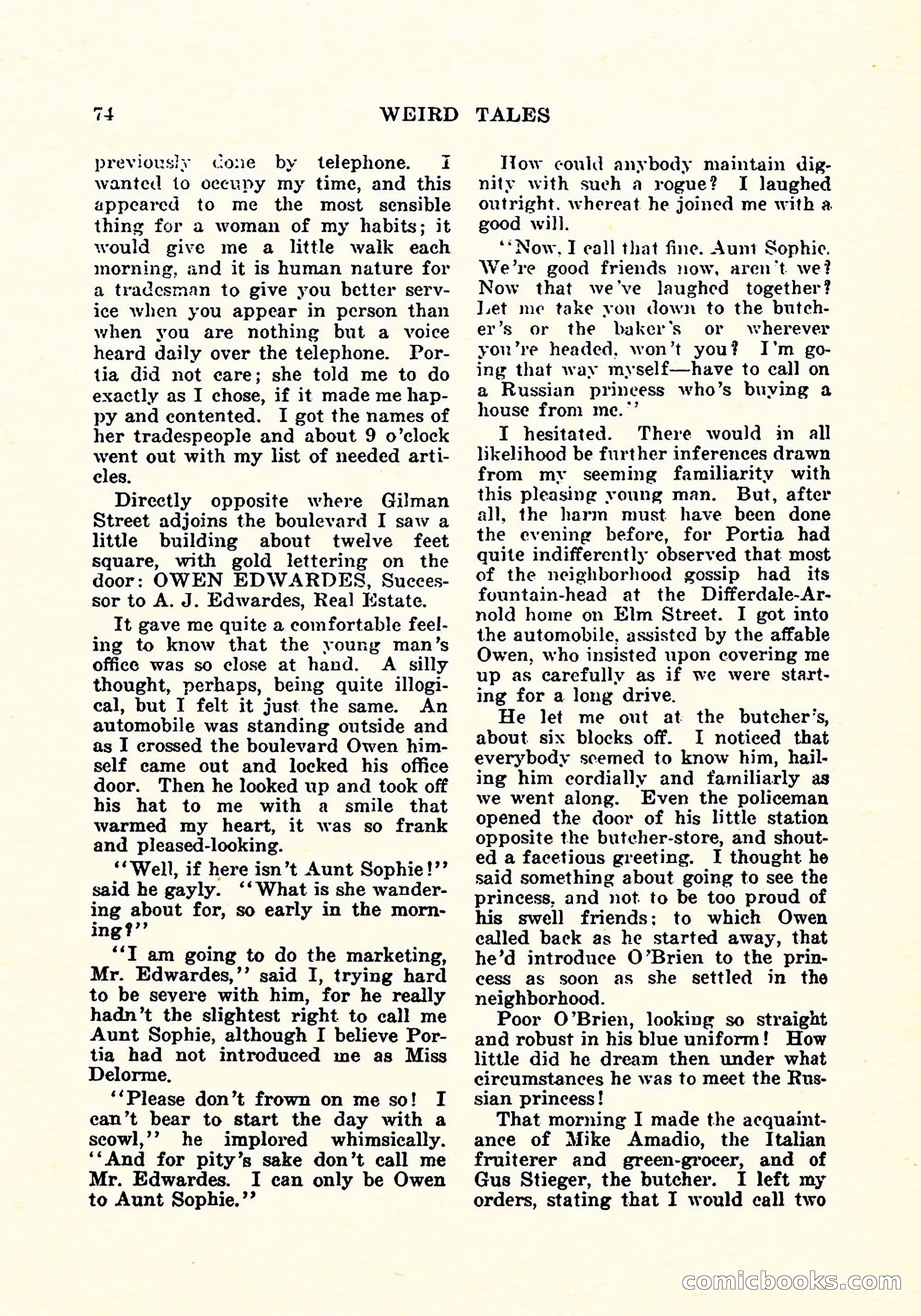 Weird Tales, Vol. 5, No. 4 — page 75 of 194
