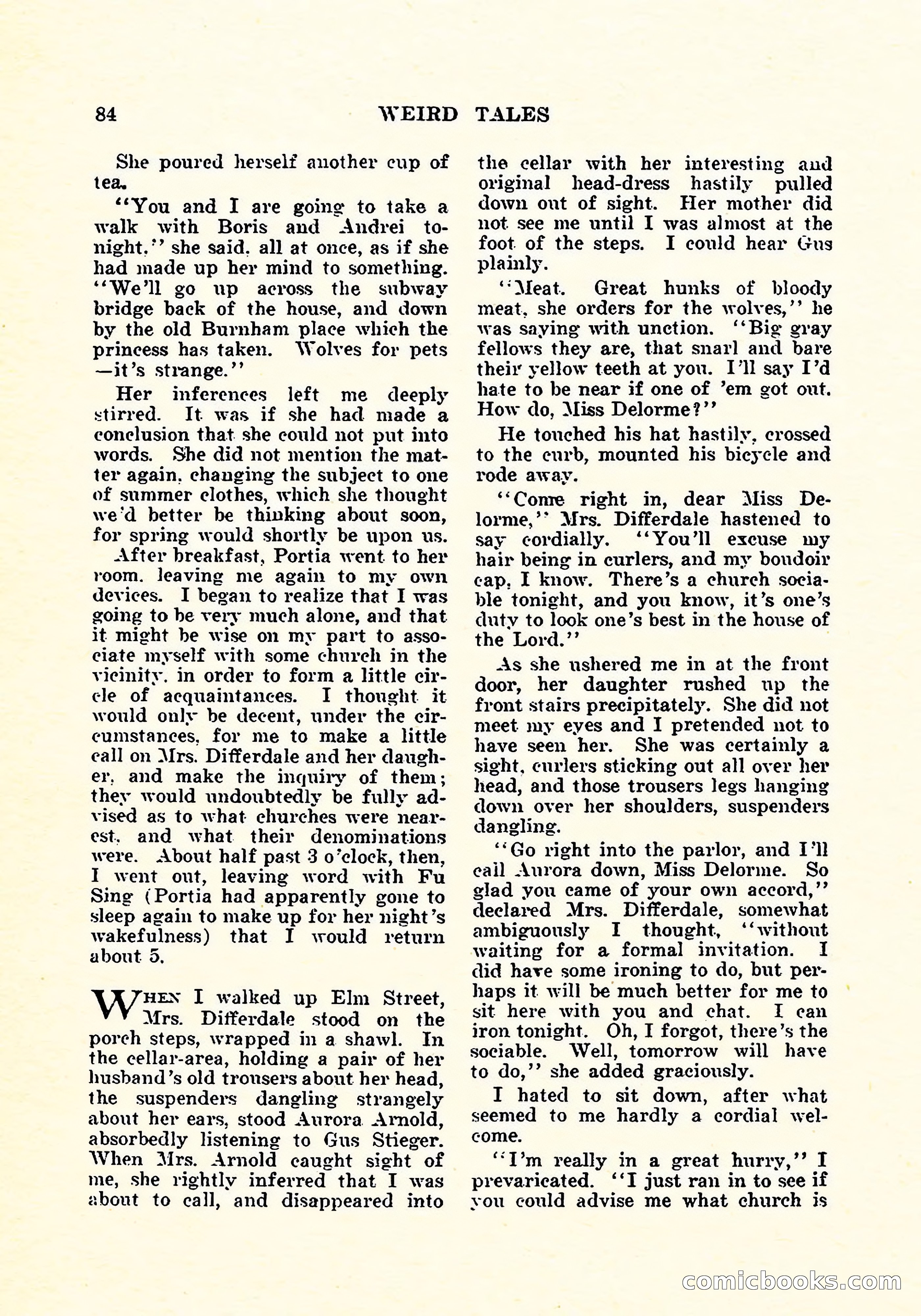Weird Tales, Vol. 5, No. 4 — page 85 of 194