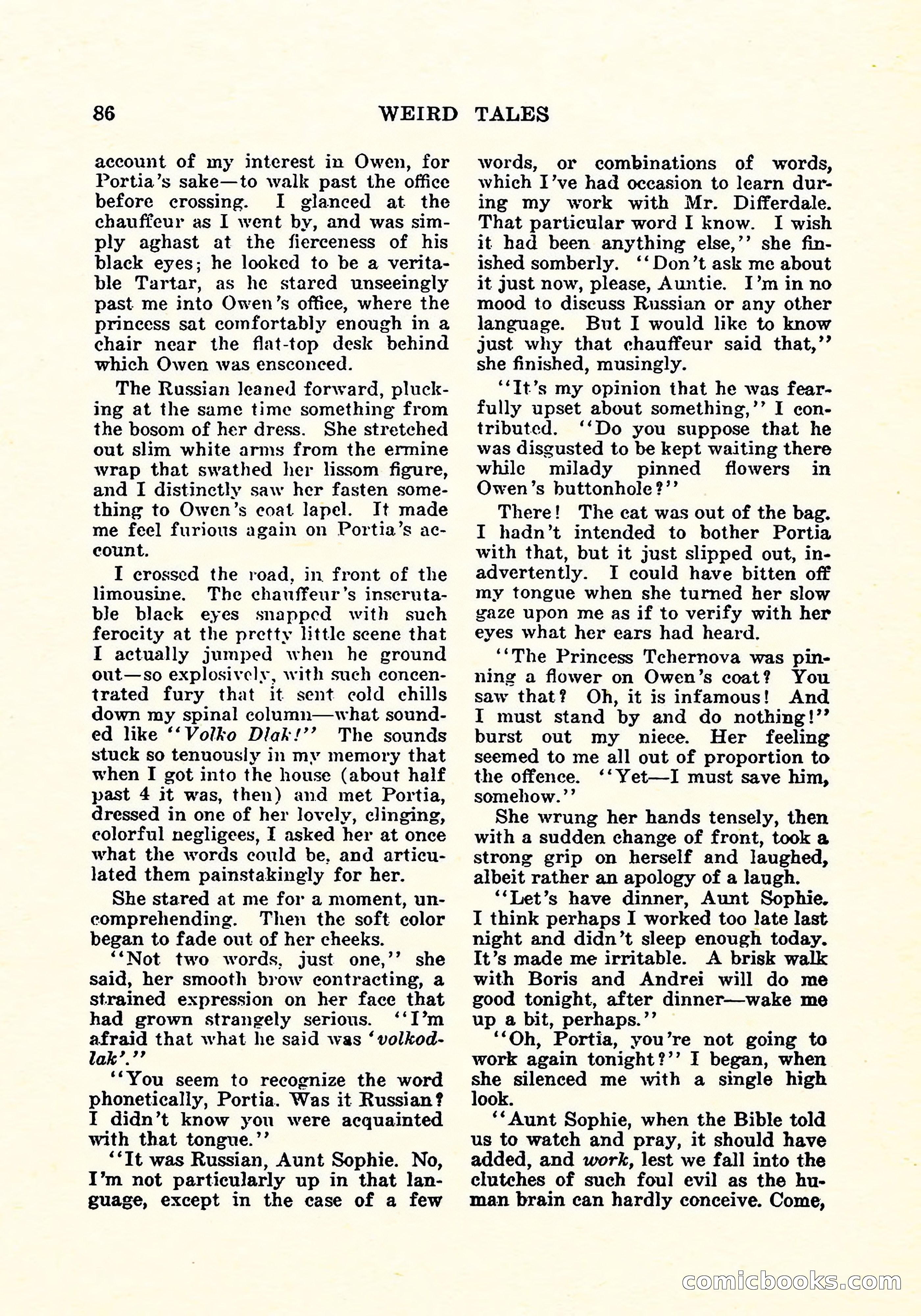 Weird Tales, Vol. 5, No. 4 — page 87 of 194