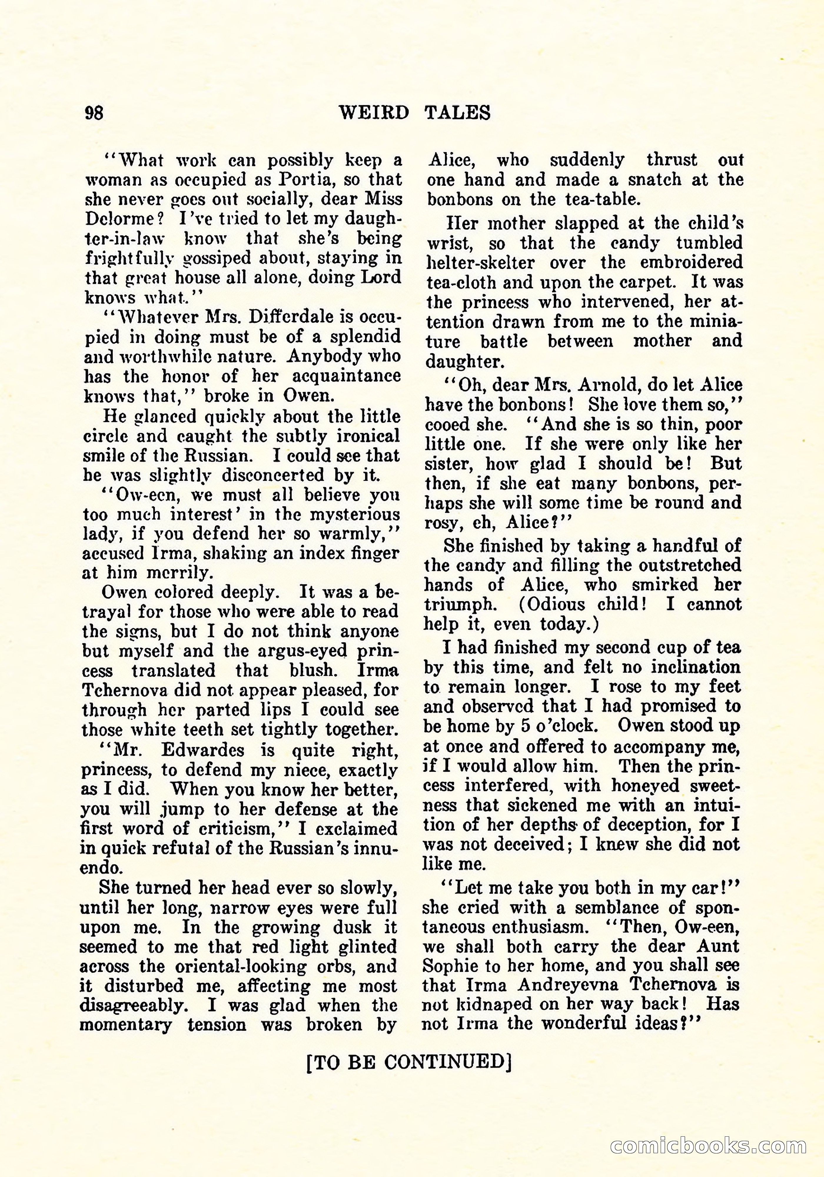Weird Tales, Vol. 5, No. 4 — page 99 of 194