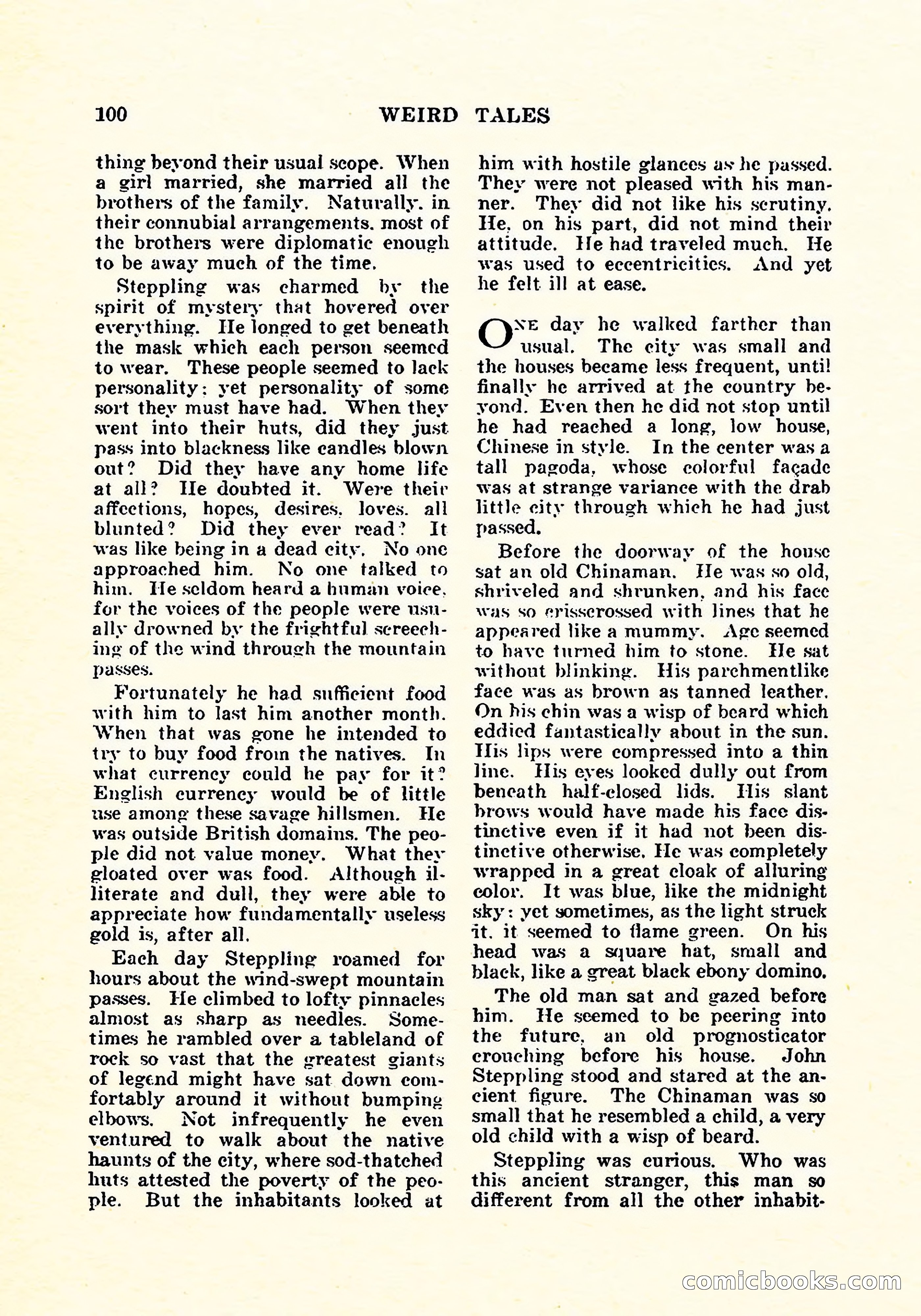 Weird Tales, Vol. 5, No. 4 — page 101 of 194