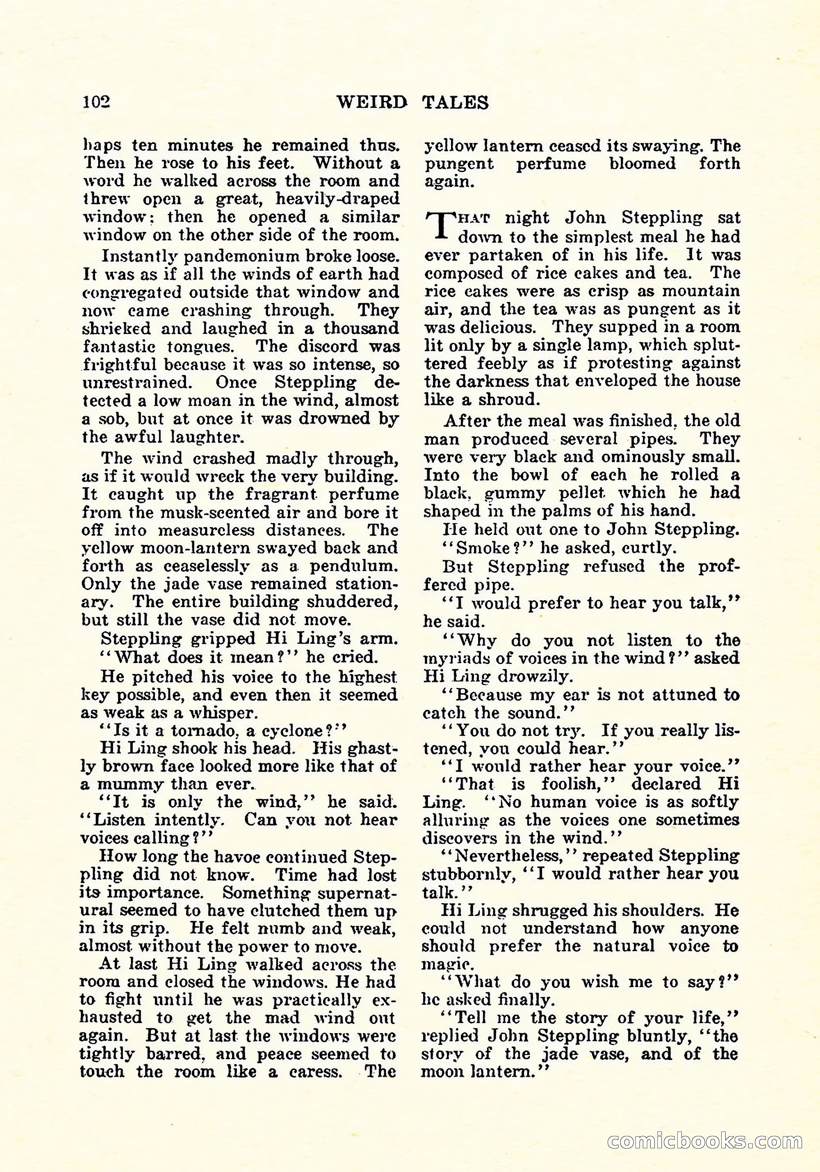 Weird Tales, Vol. 5, No. 4 — page 103 of 194