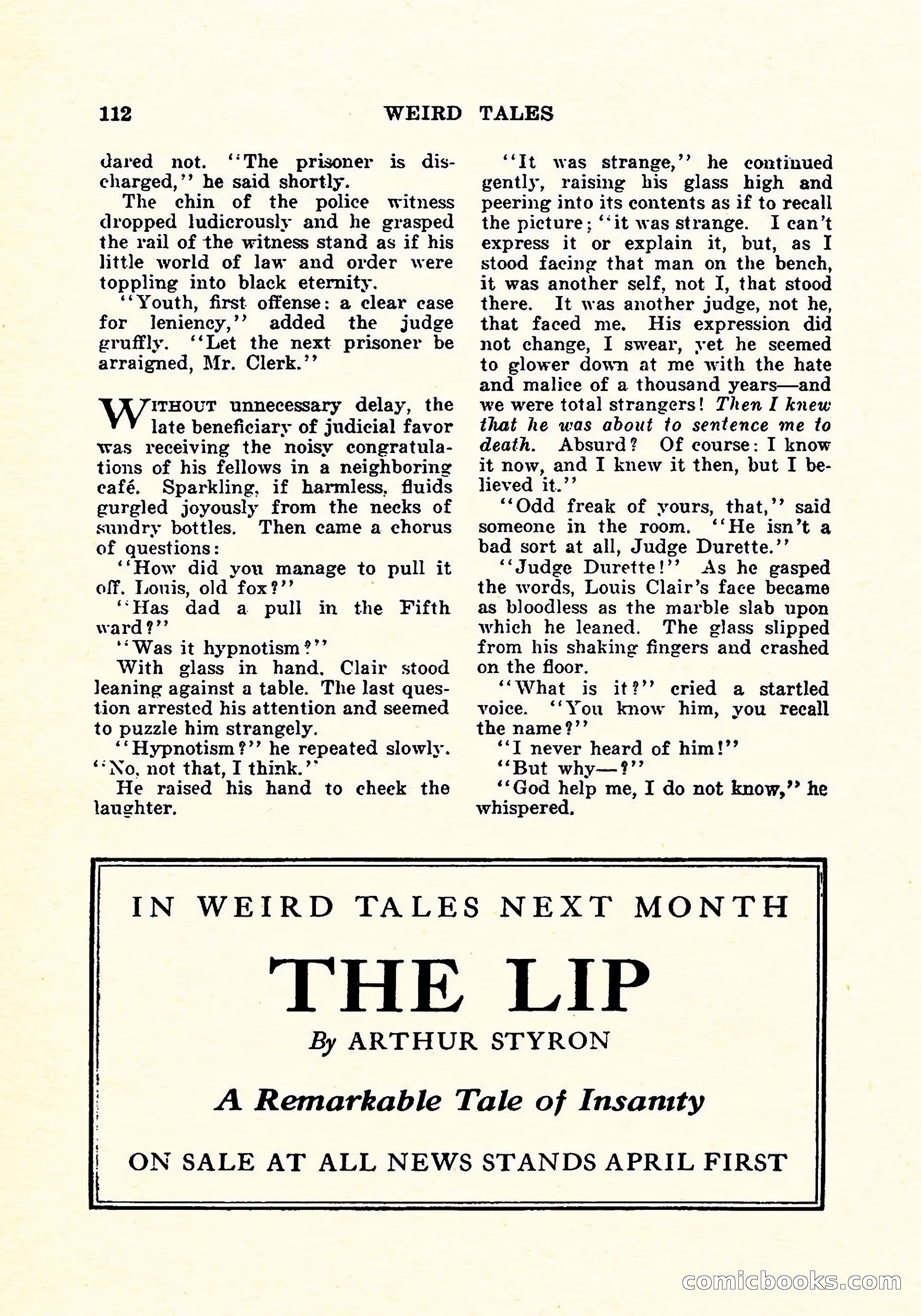 Weird Tales, Vol. 5, No. 4 — page 113 of 194