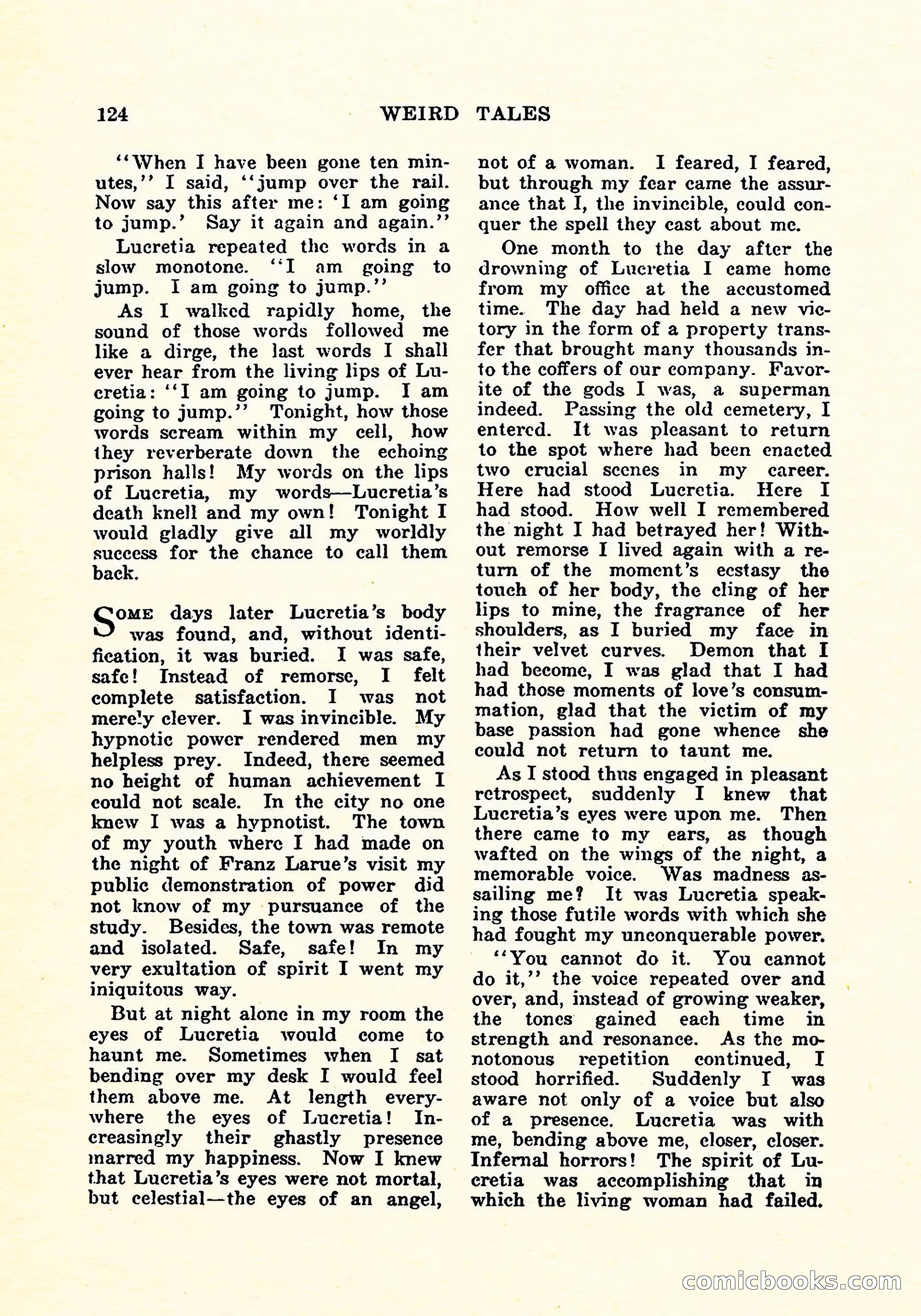 Weird Tales, Vol. 5, No. 4 — page 125 of 194