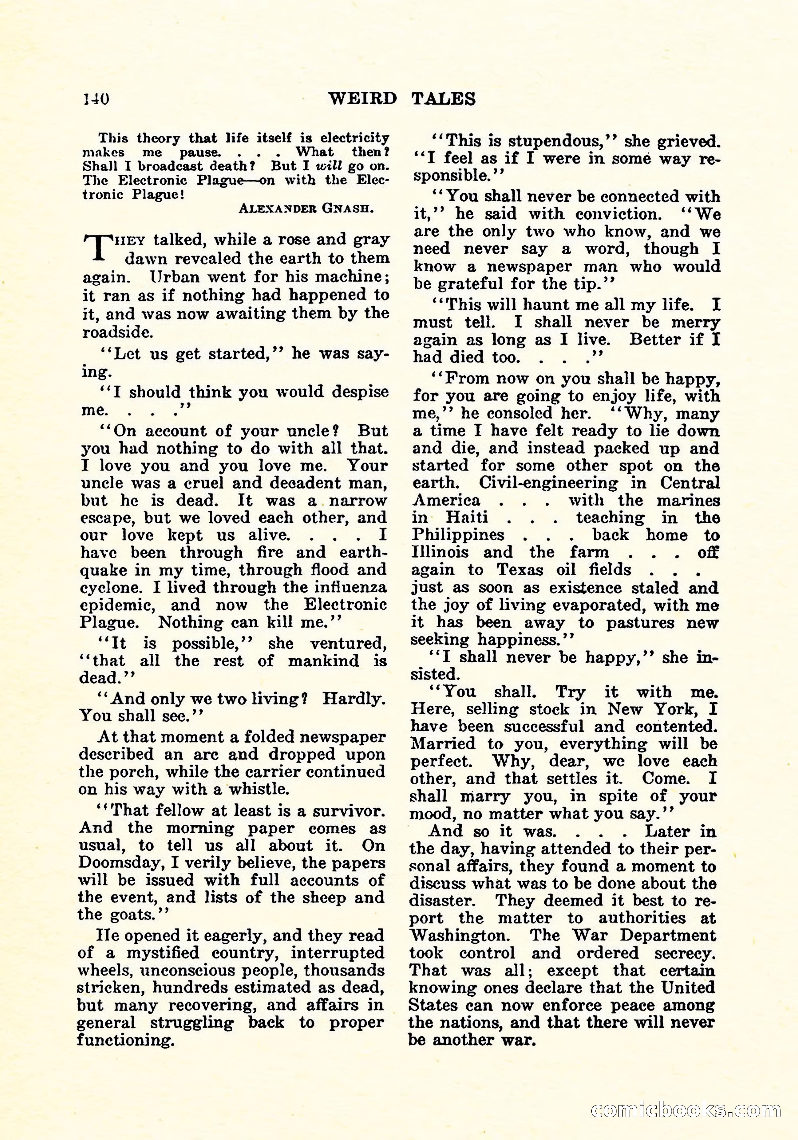 Weird Tales, Vol. 5, No. 4 — page 141 of 194