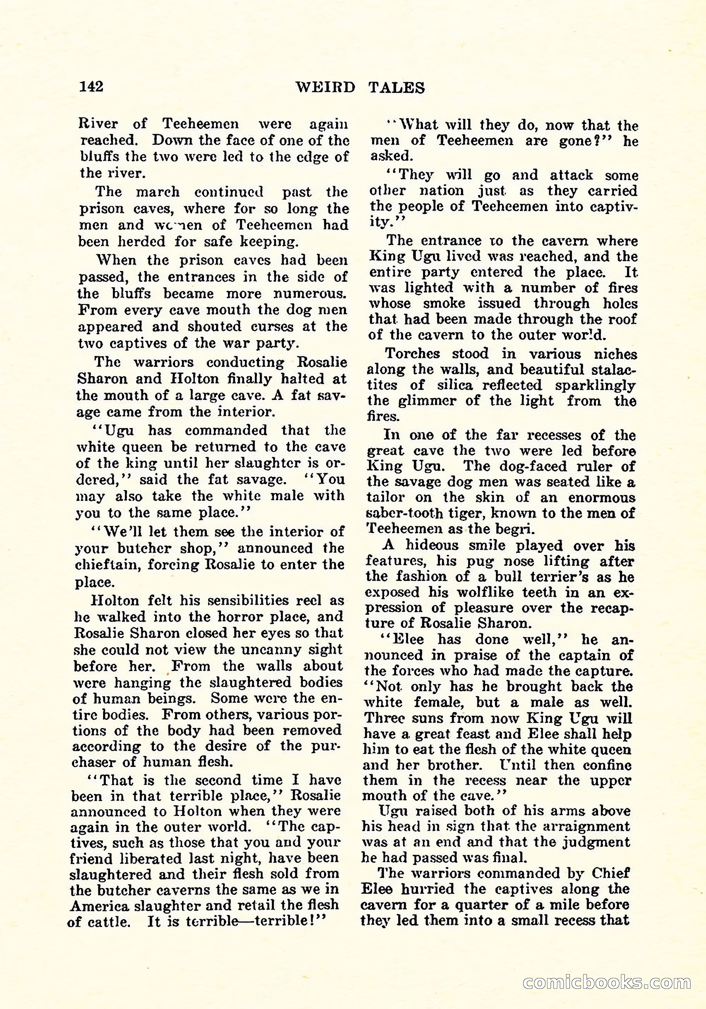 Weird Tales, Vol. 5, No. 4 — page 143 of 194