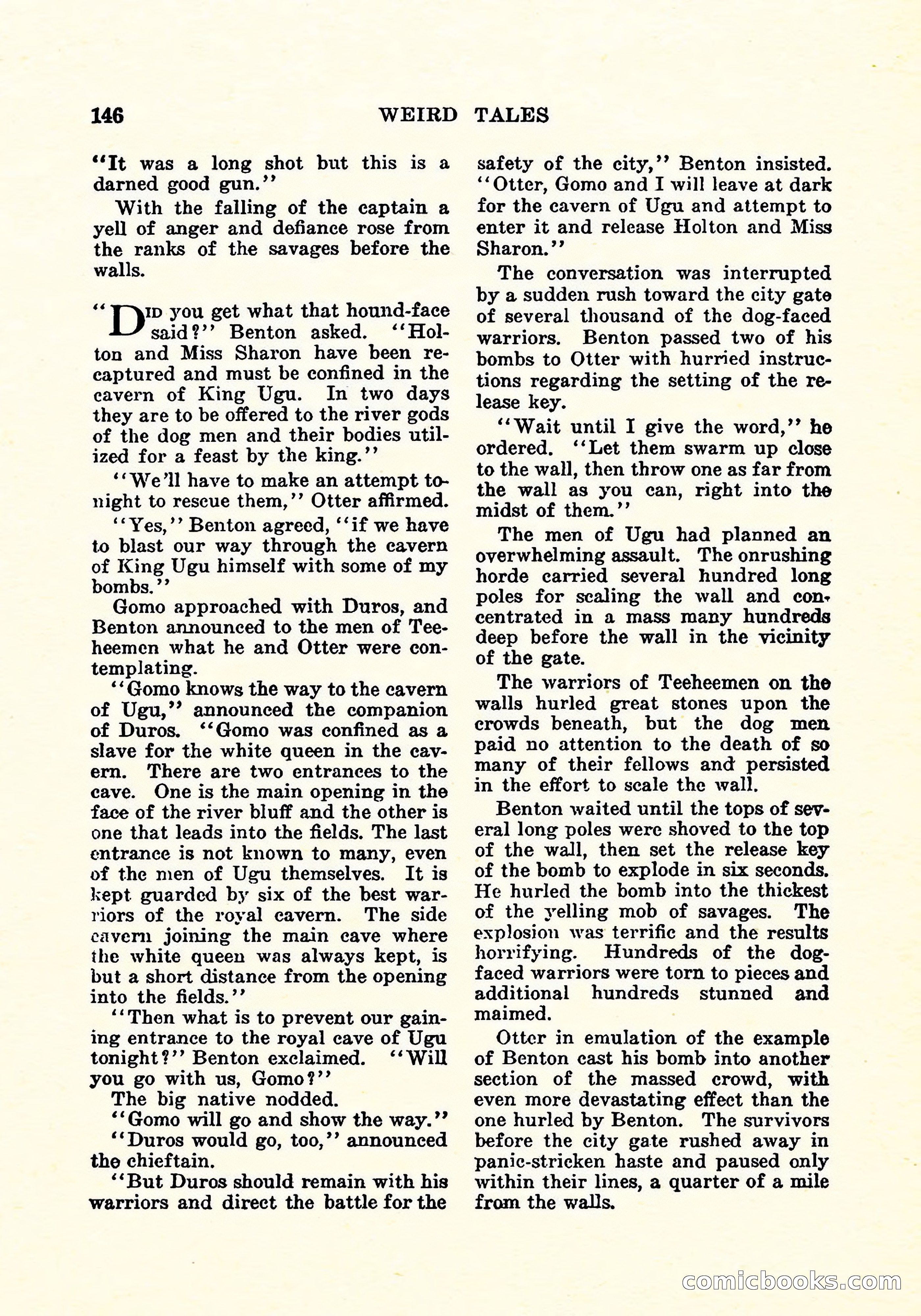 Weird Tales, Vol. 5, No. 4 — page 147 of 194