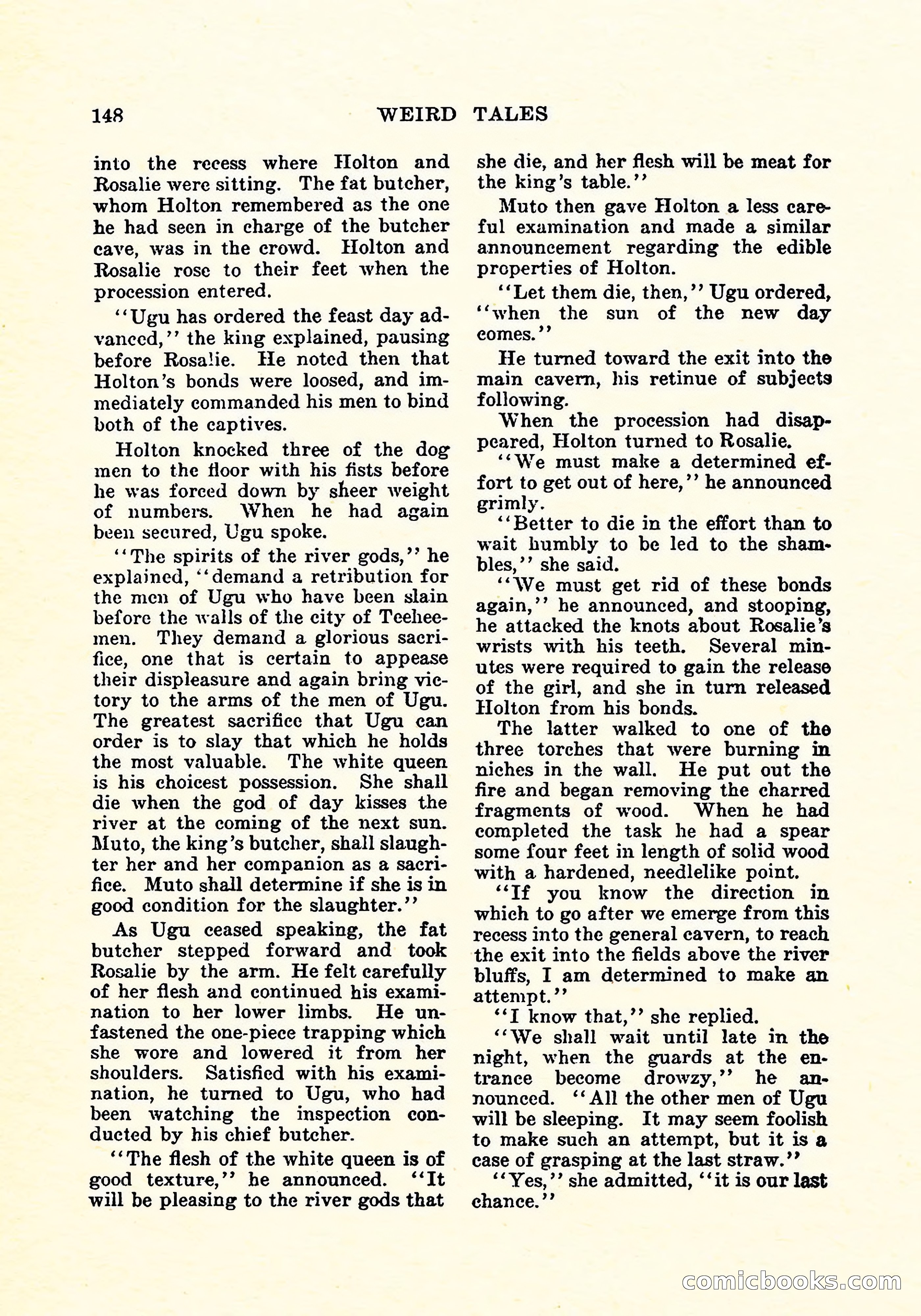 Weird Tales, Vol. 5, No. 4 — page 149 of 194
