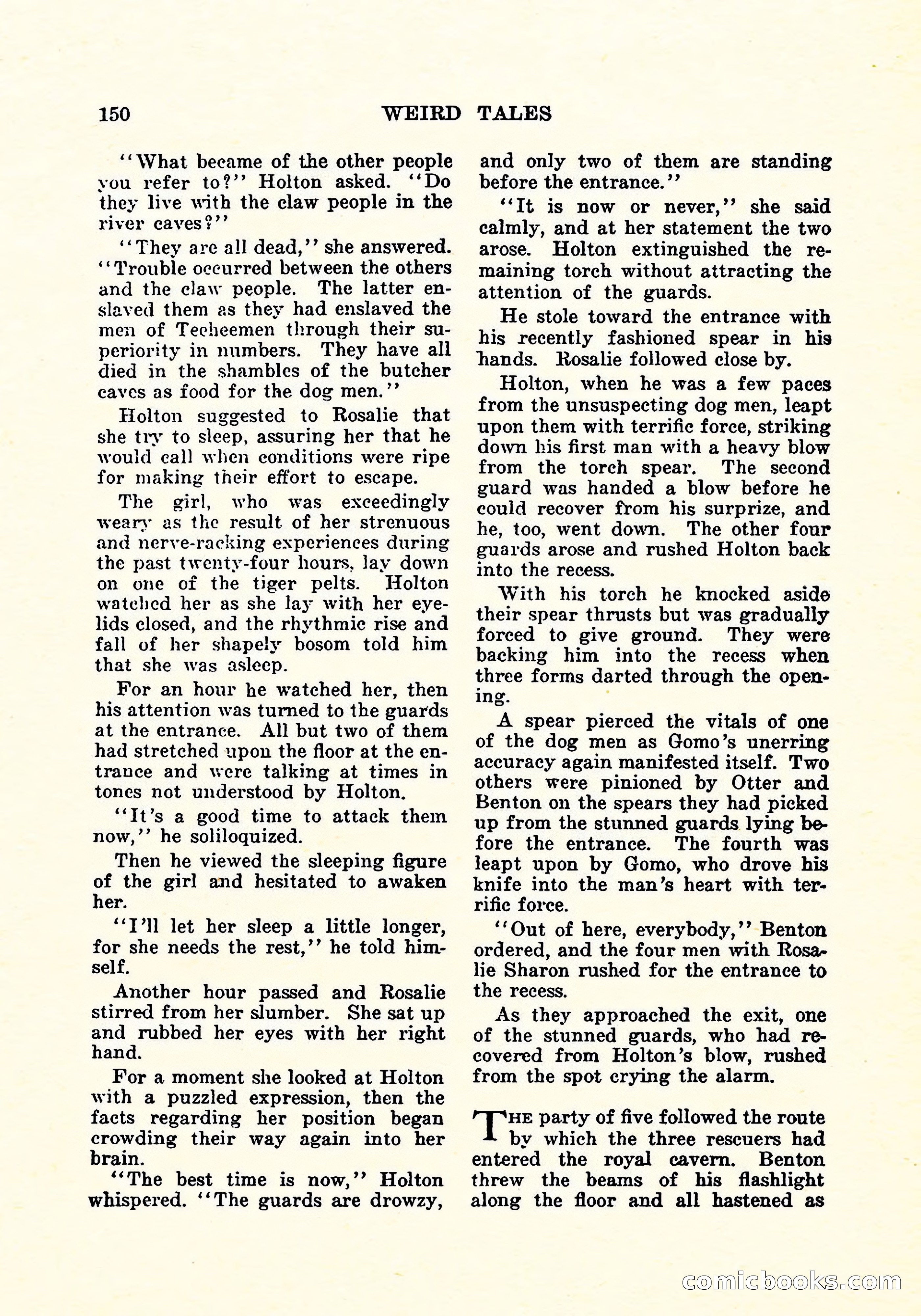 Weird Tales, Vol. 5, No. 4 — page 151 of 194