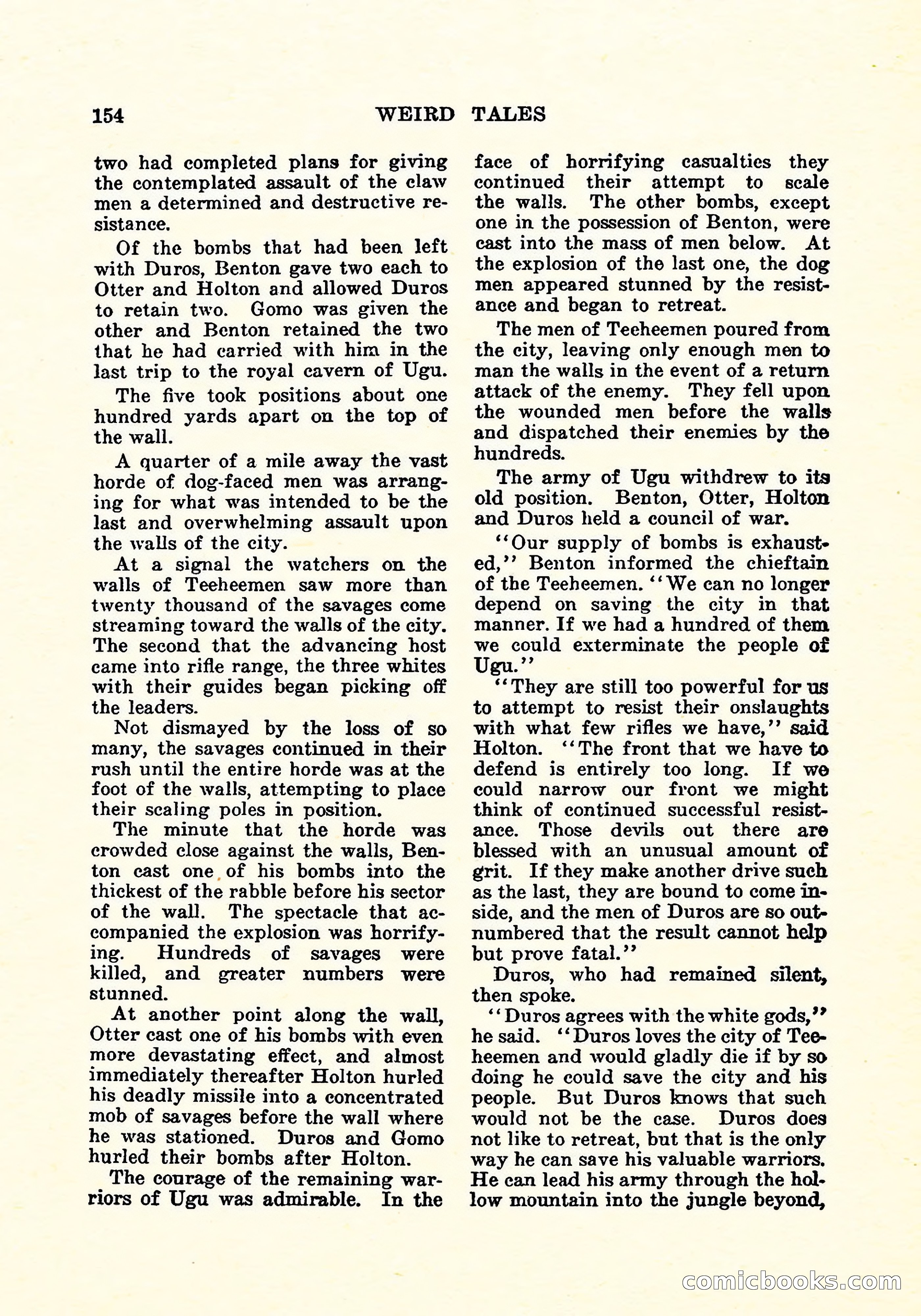 Weird Tales, Vol. 5, No. 4 — page 155 of 194