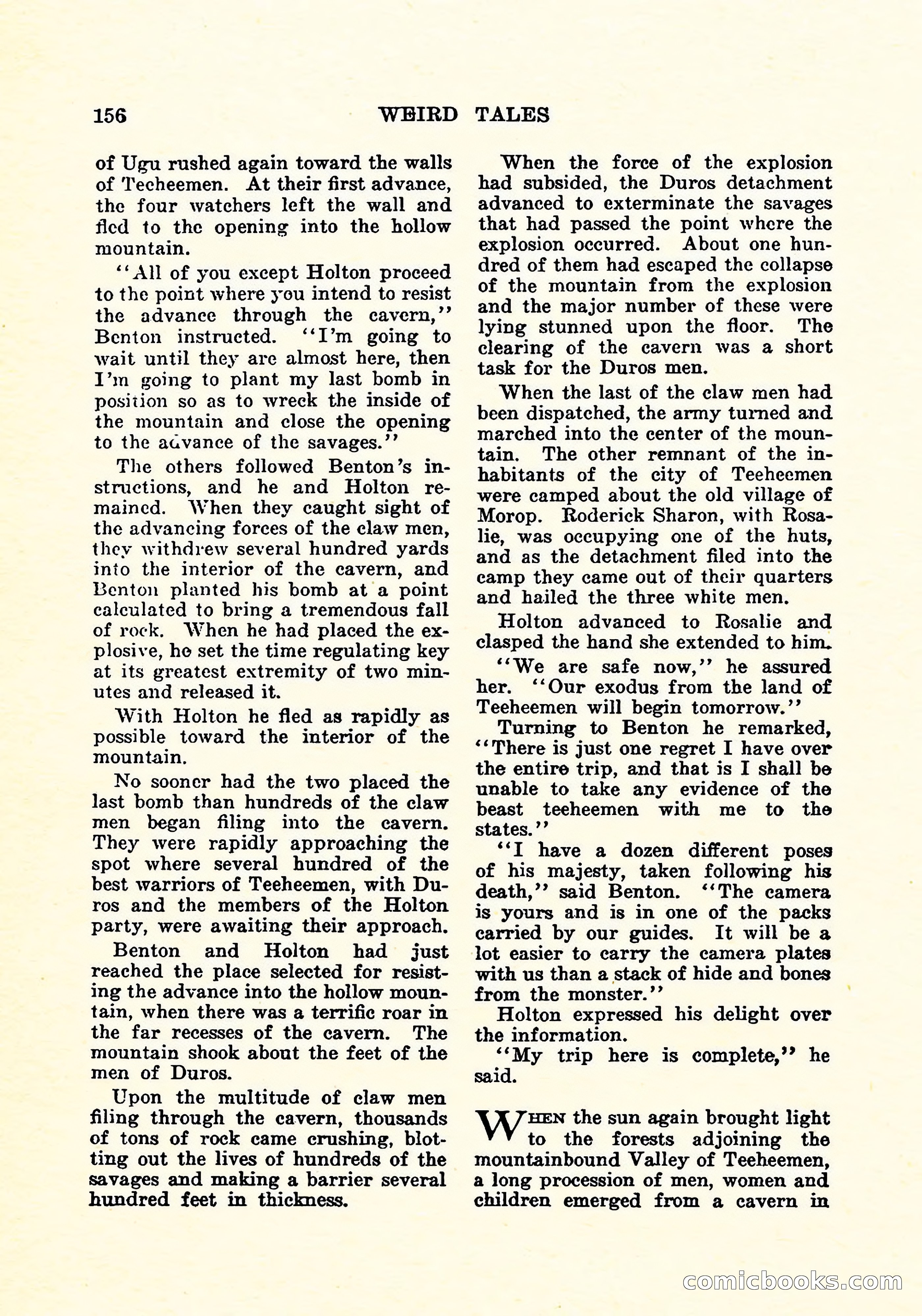 Weird Tales, Vol. 5, No. 4 — page 157 of 194