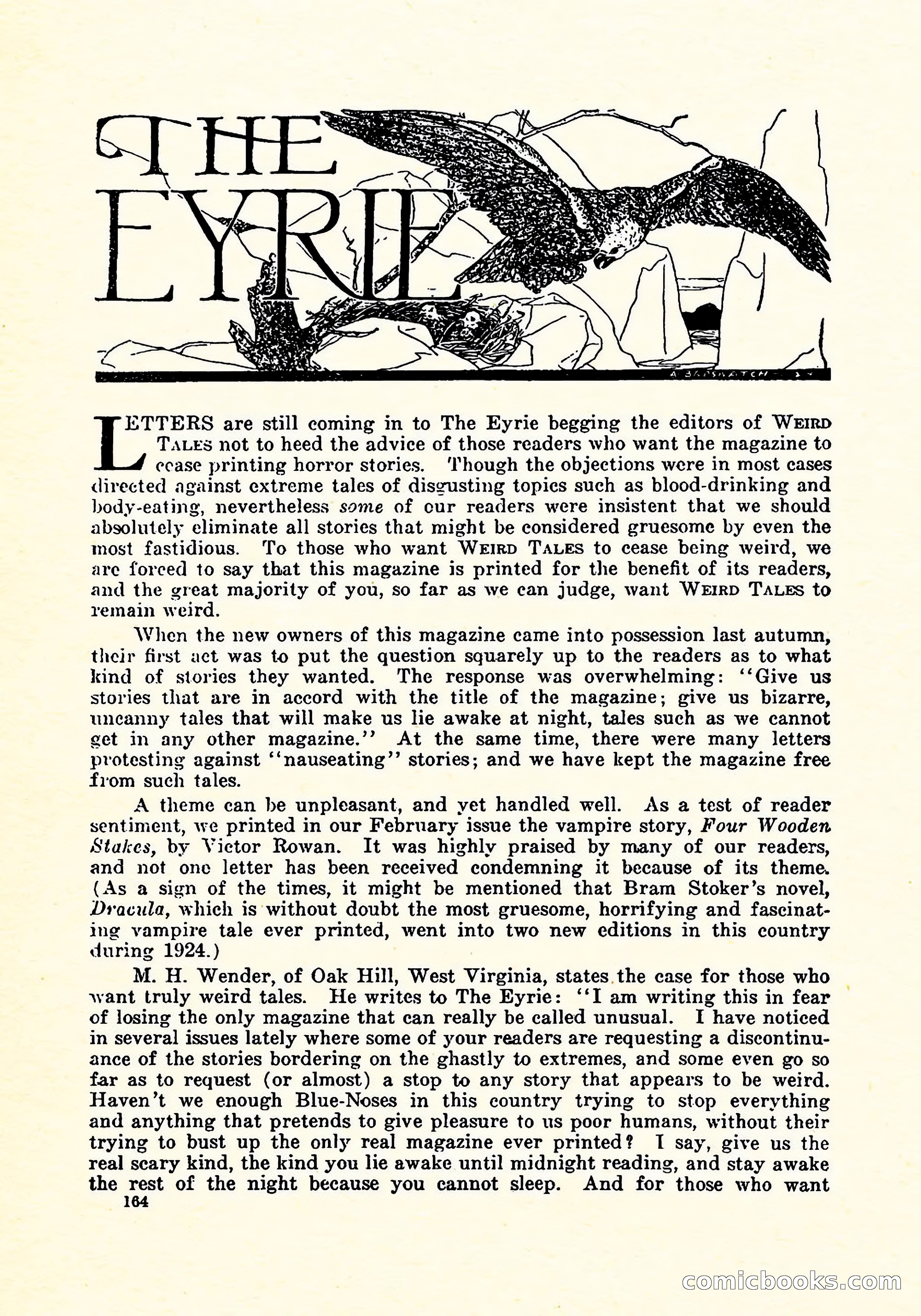 Weird Tales, Vol. 5, No. 4 — page 165 of 194