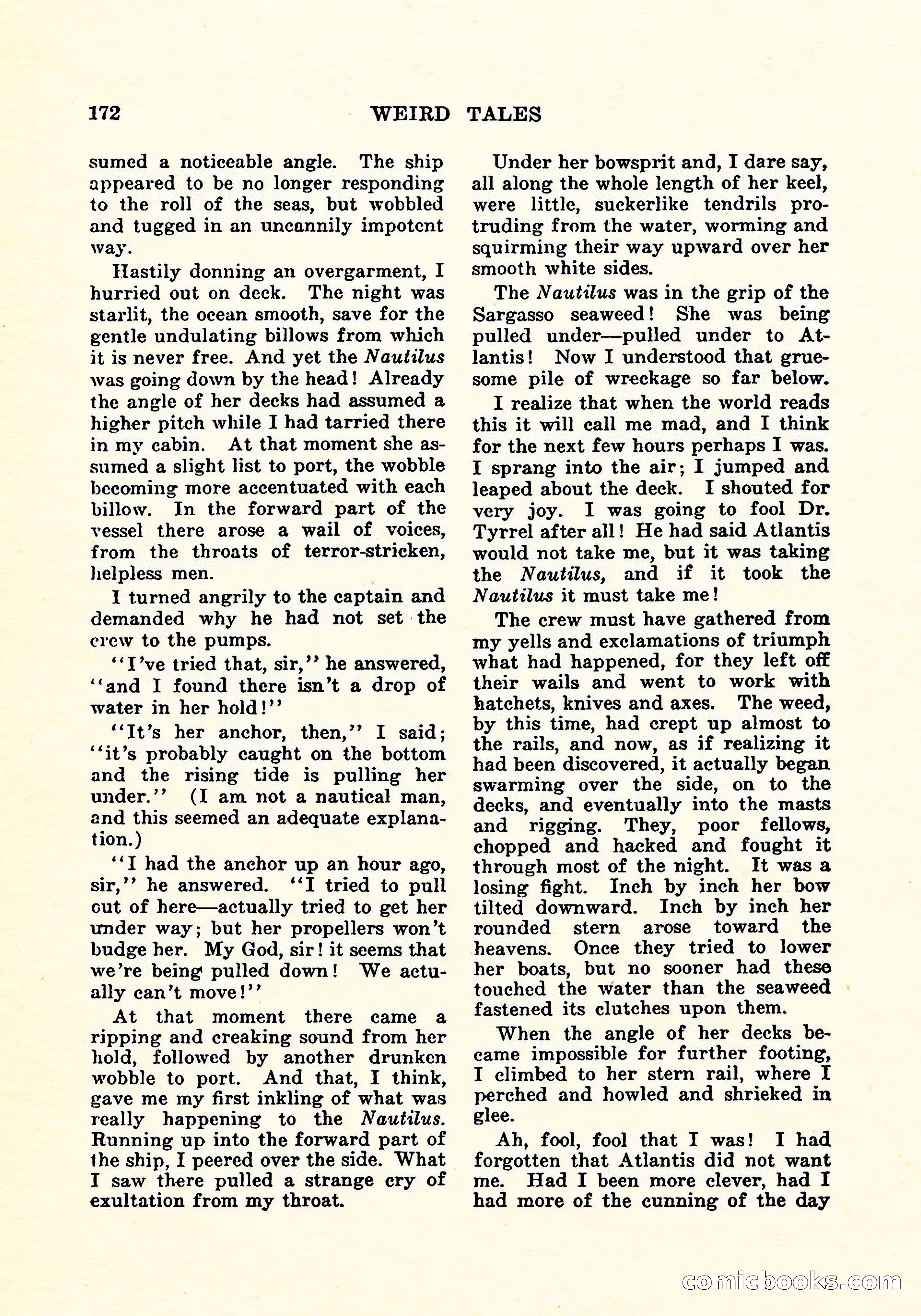 Weird Tales, Vol. 5, No. 4 — page 173 of 194