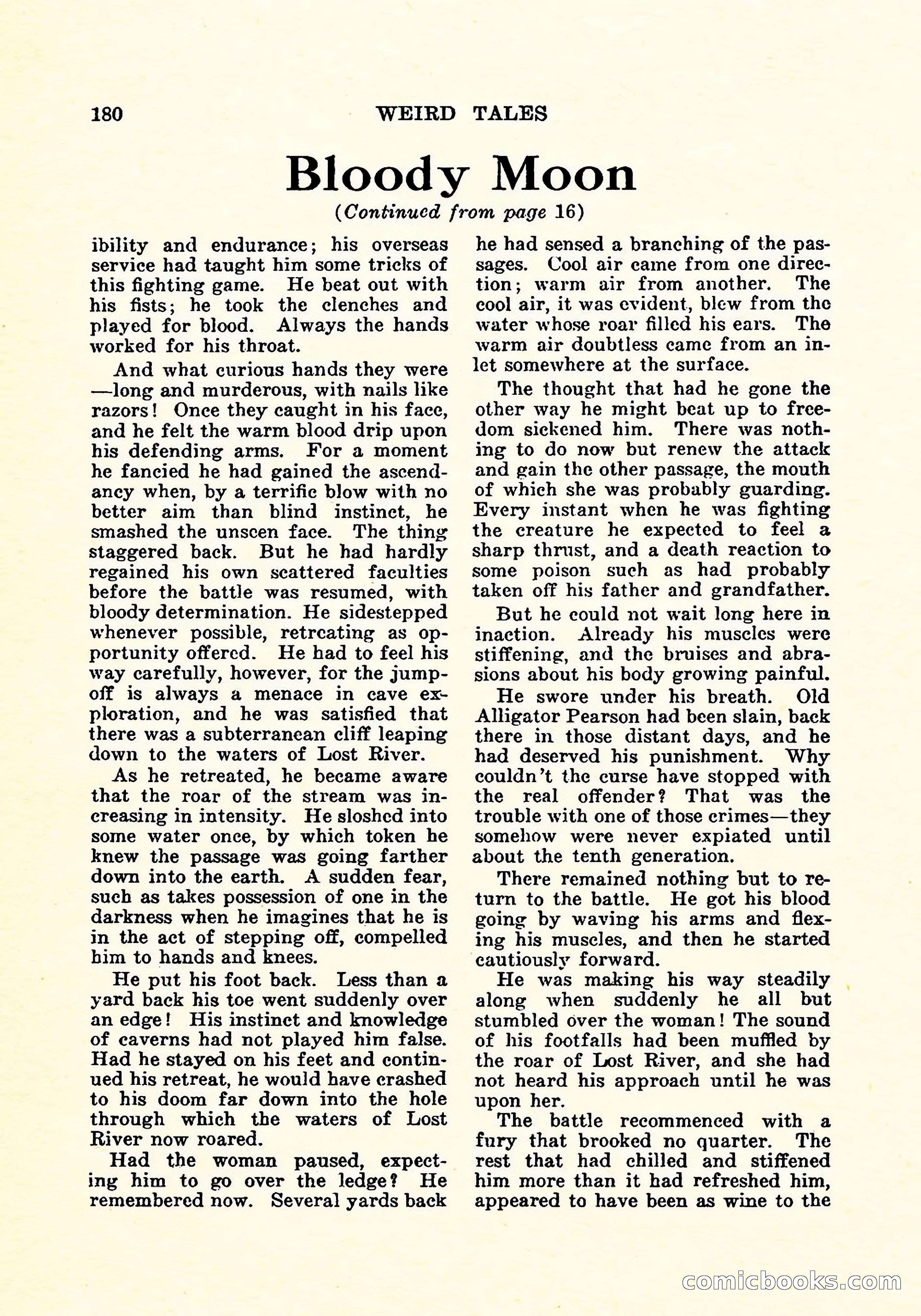 Weird Tales, Vol. 5, No. 4 — page 181 of 194