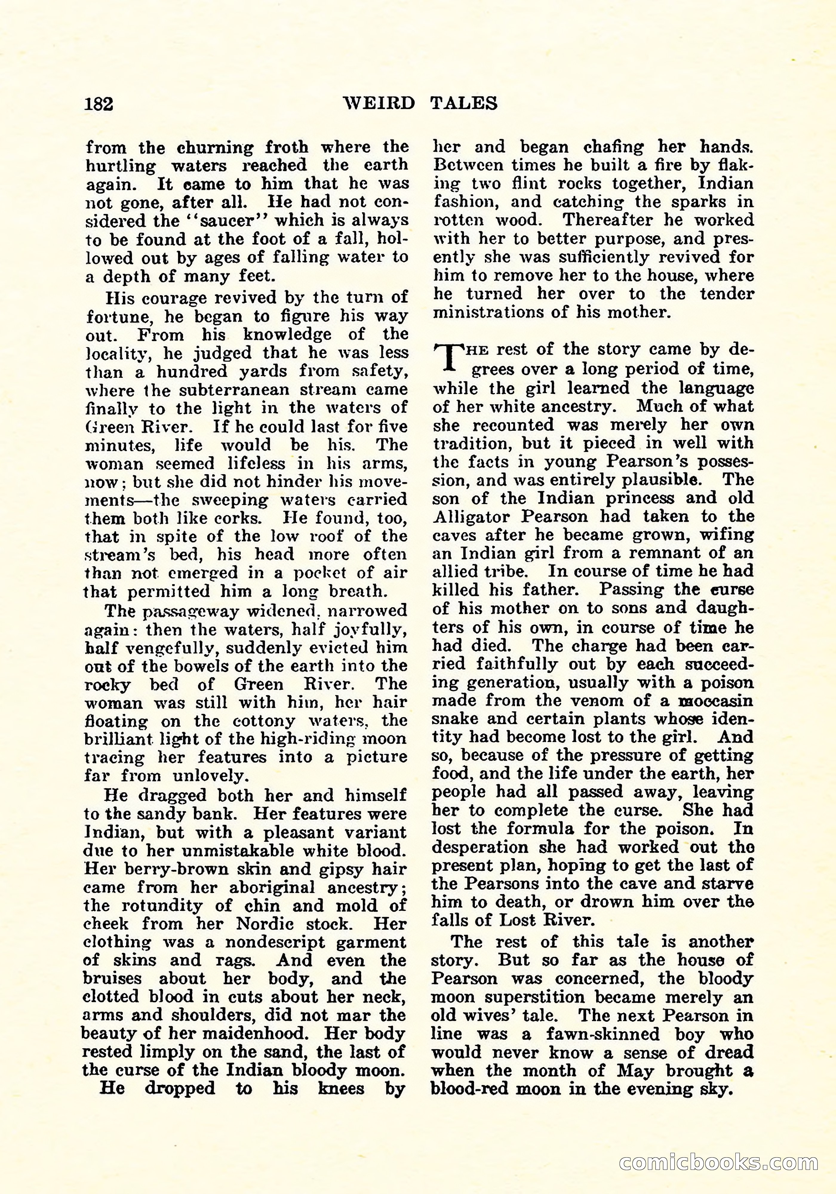 Weird Tales, Vol. 5, No. 4 — page 183 of 194