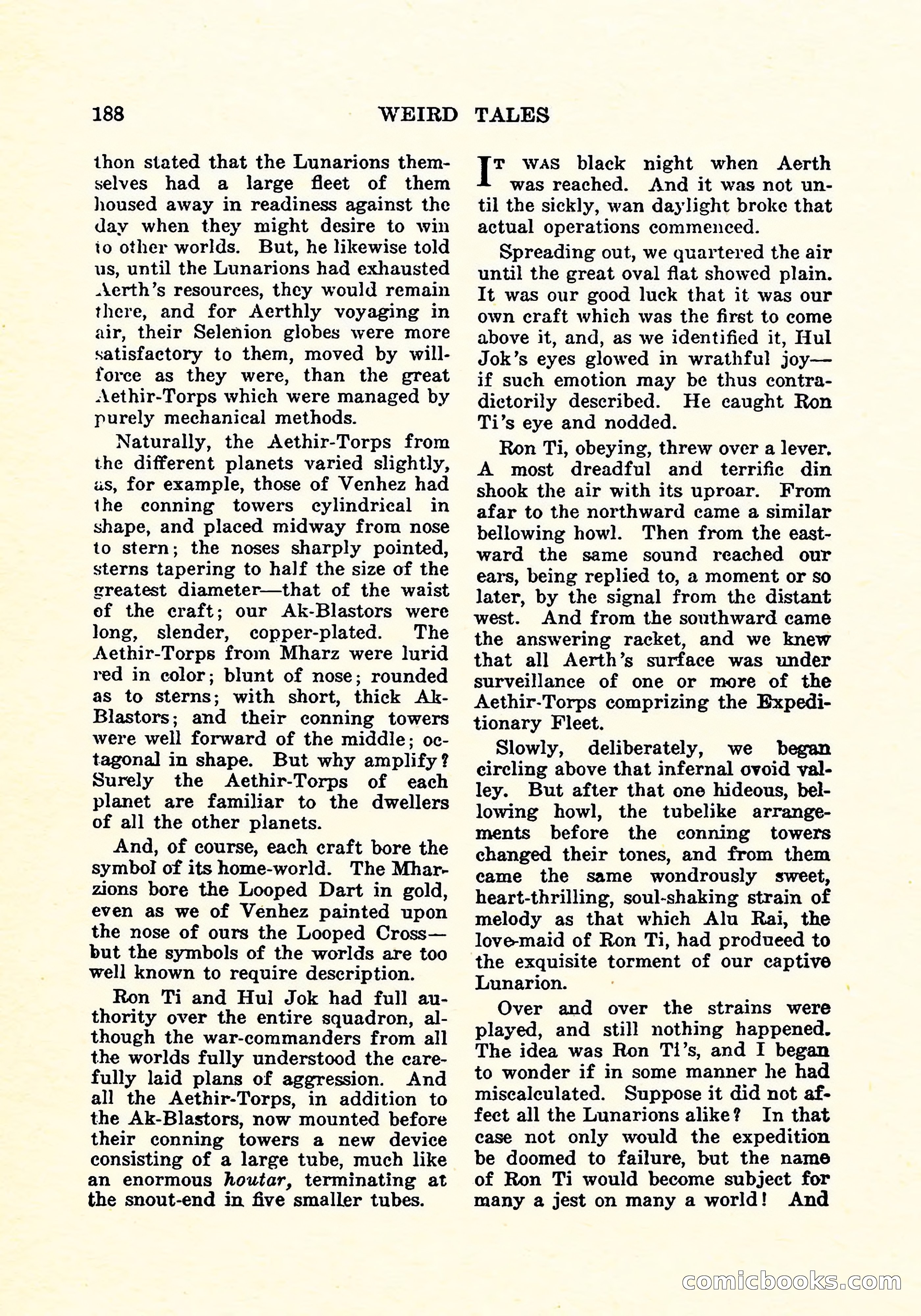 Weird Tales, Vol. 5, No. 4 — page 189 of 194