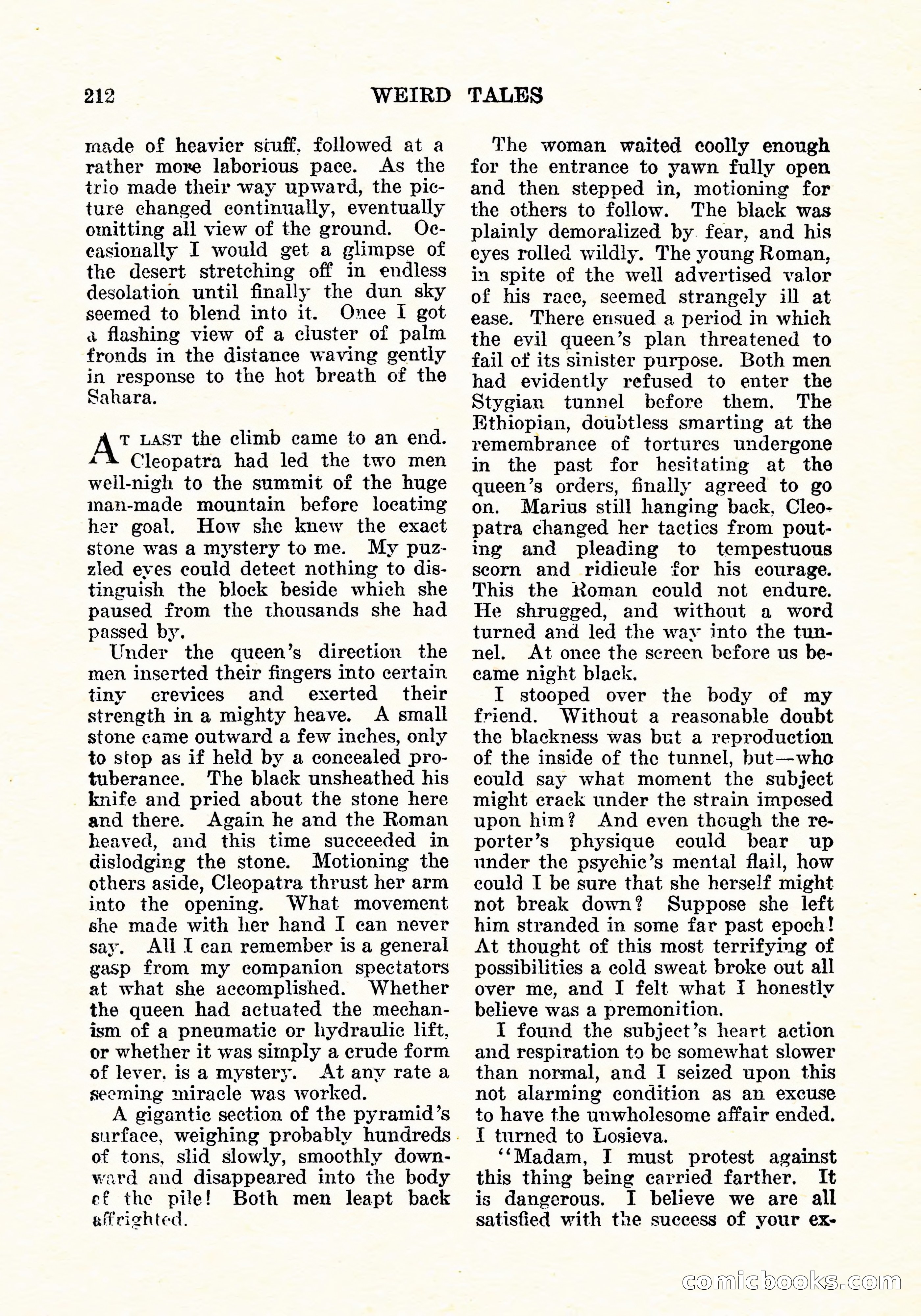 Weird Tales, Vol. 5, No. 5 — page 21 of 146