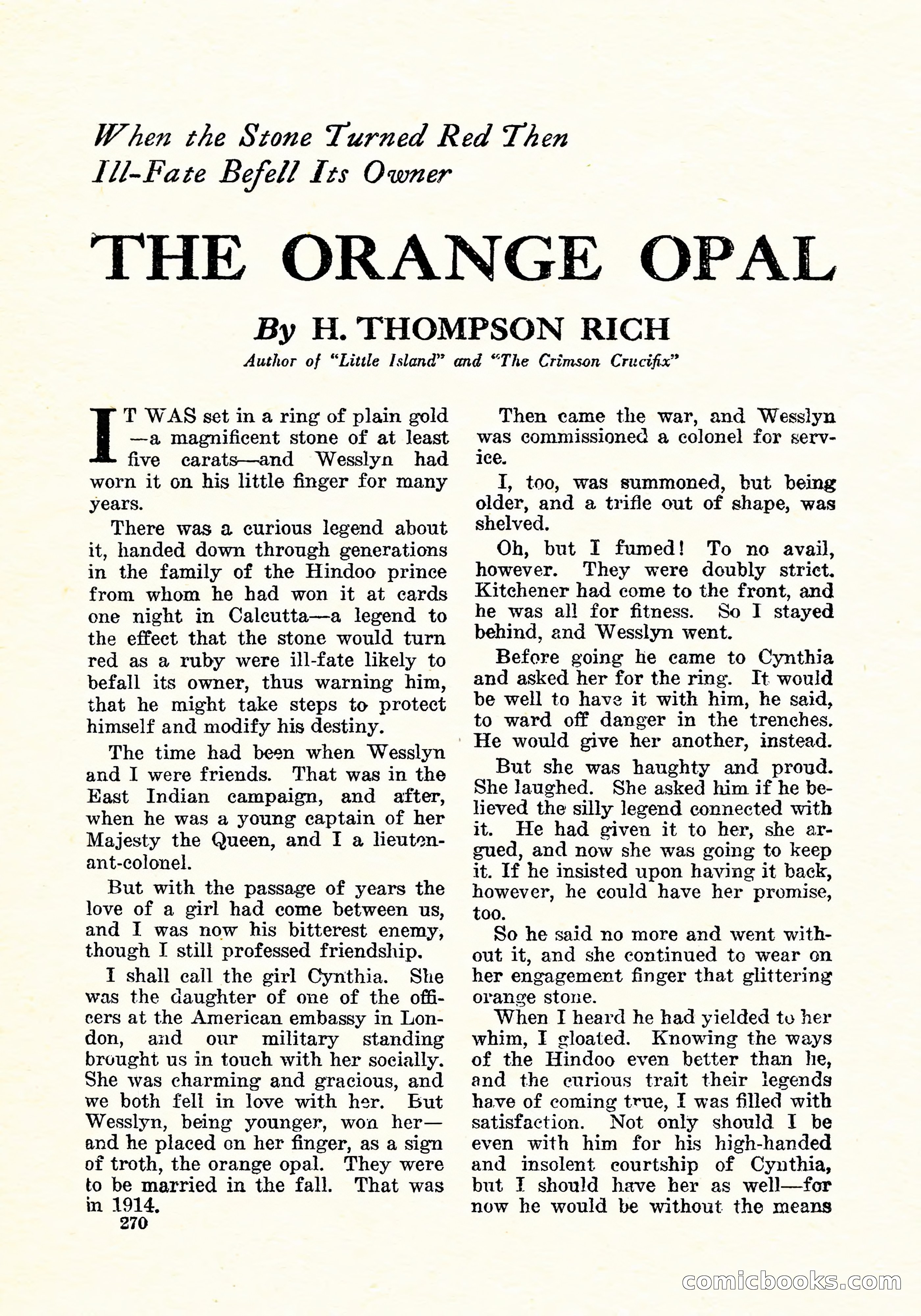 Weird Tales, Vol. 5, No. 5 — page 79 of 146