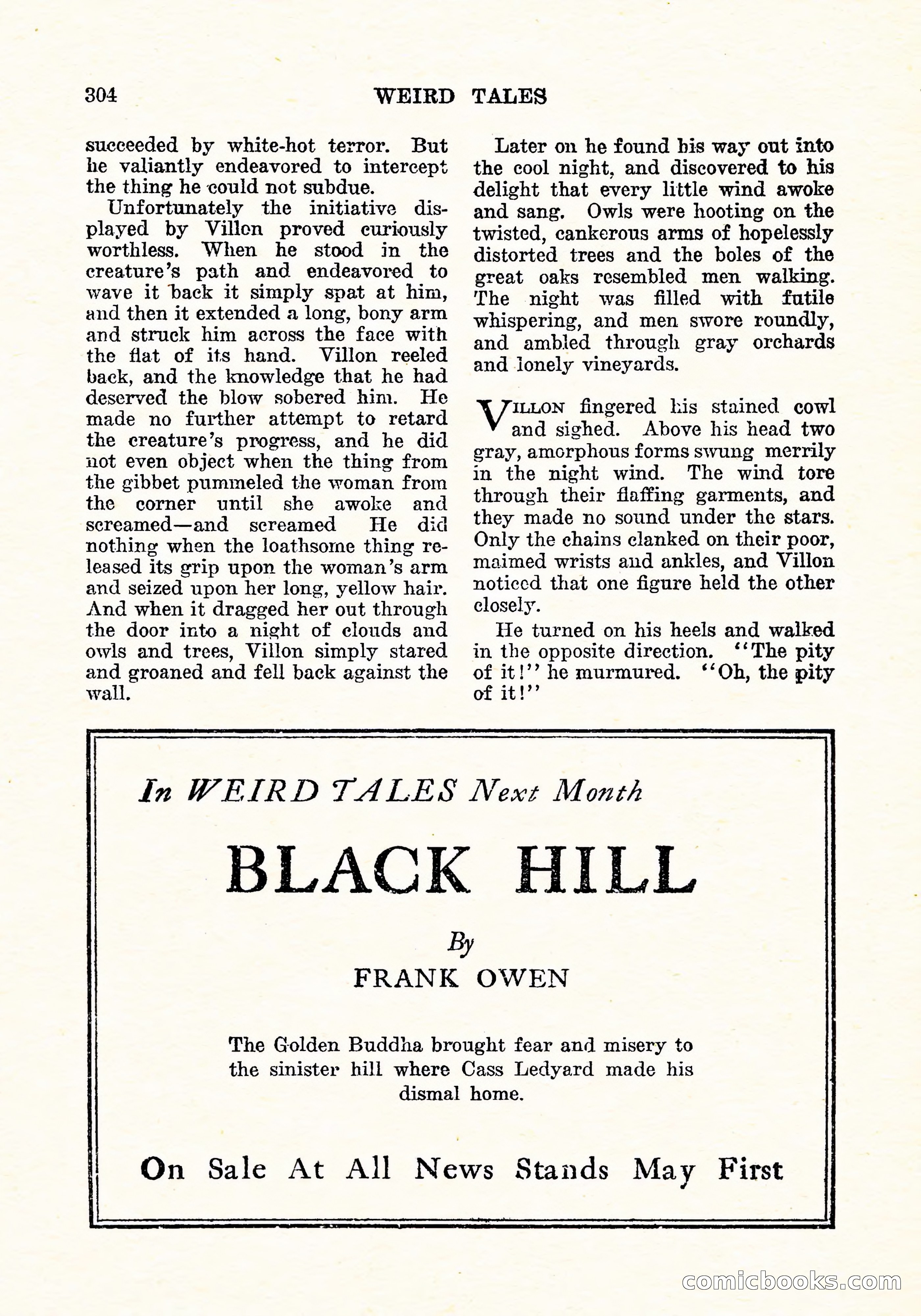 Weird Tales, Vol. 5, No. 5 — page 113 of 146