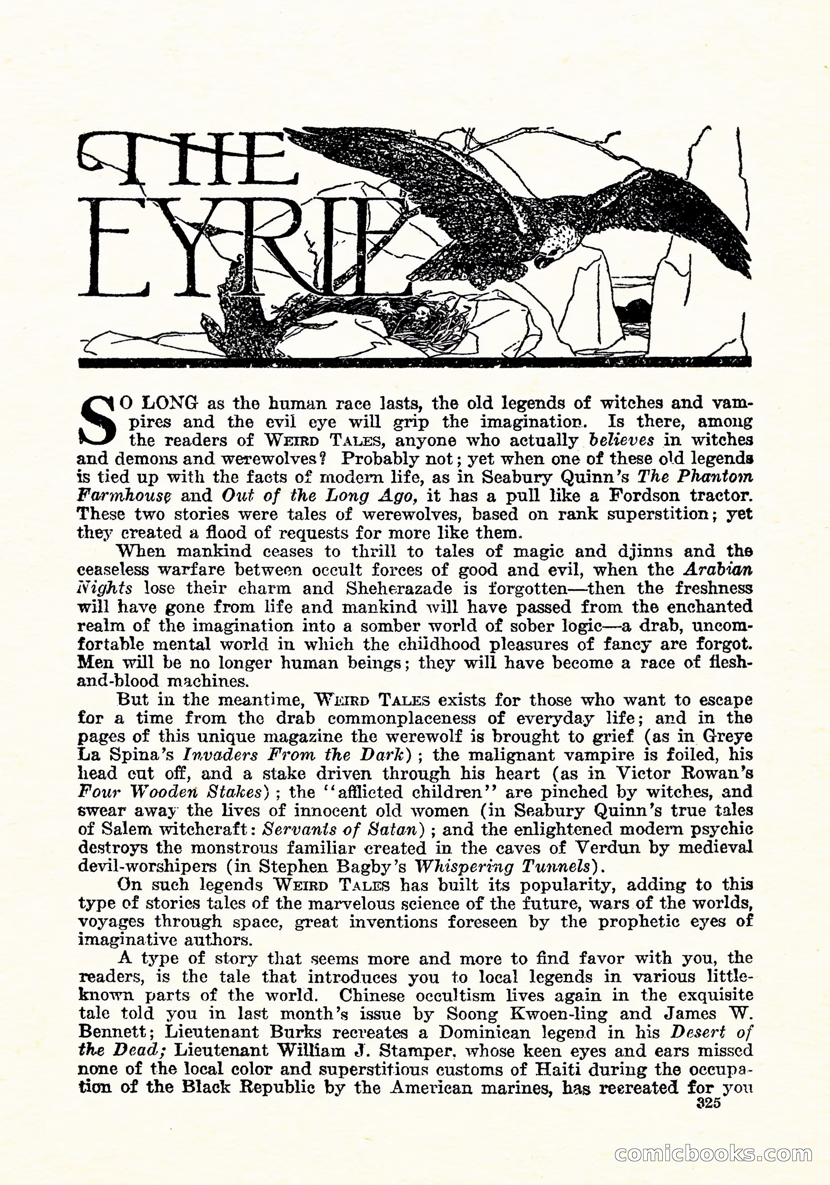 Weird Tales, Vol. 5, No. 5 — page 134 of 146