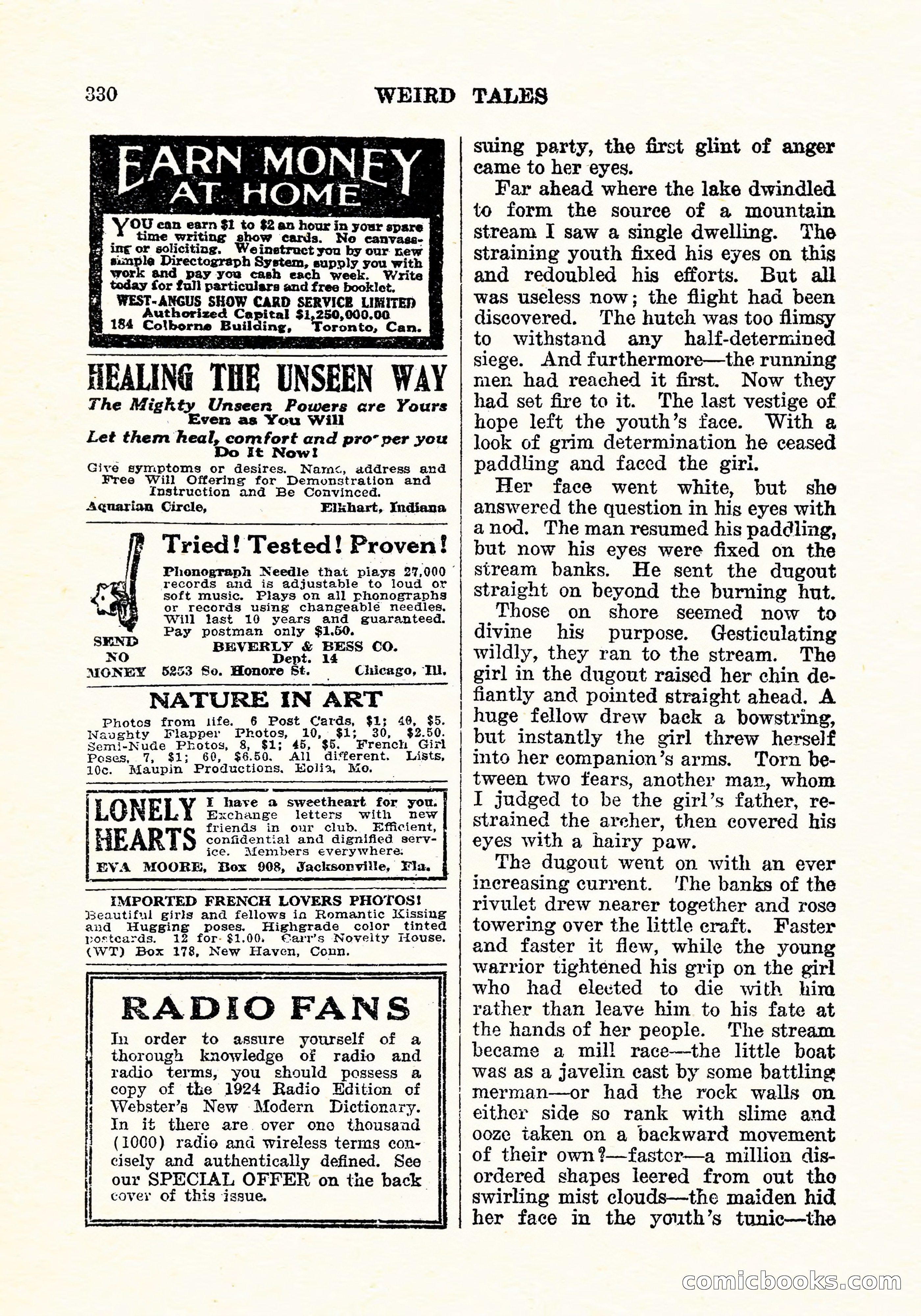 Weird Tales, Vol. 5, No. 5 — page 139 of 146