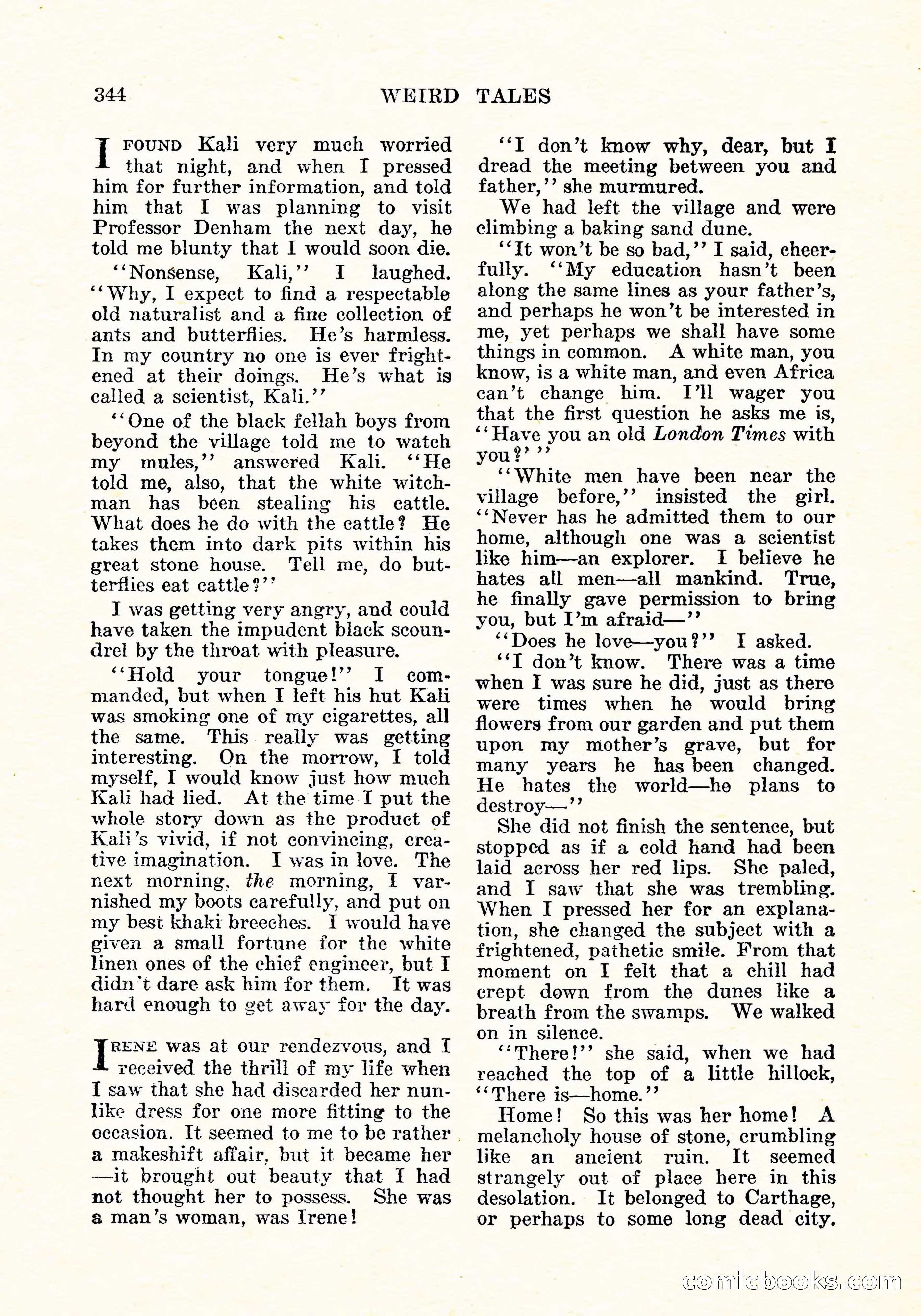 Weird Tales, Vol. 5, No. 6 — page 9 of 146