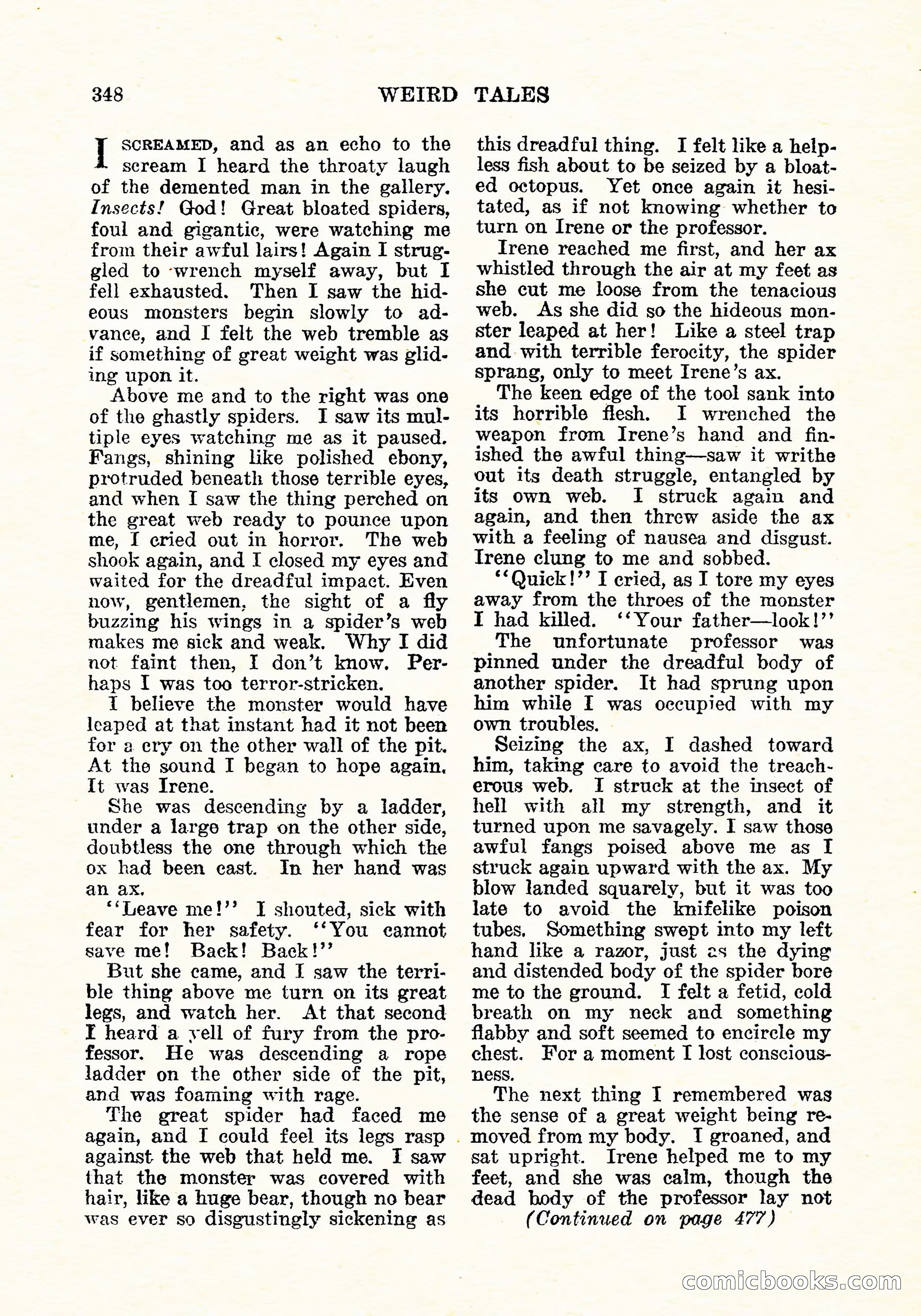 Weird Tales, Vol. 5, No. 6 — page 13 of 146