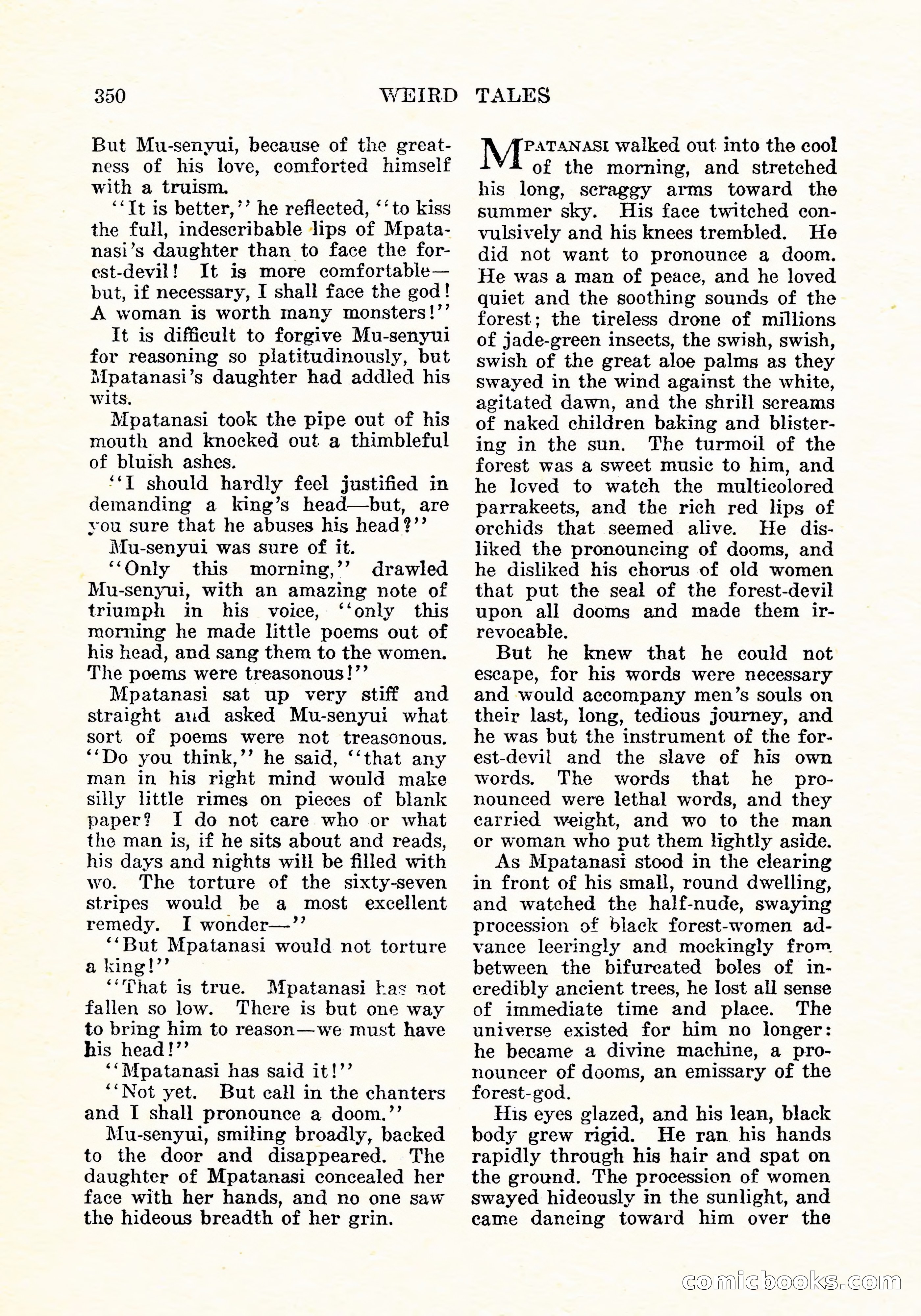 Weird Tales, Vol. 5, No. 6 — page 15 of 146