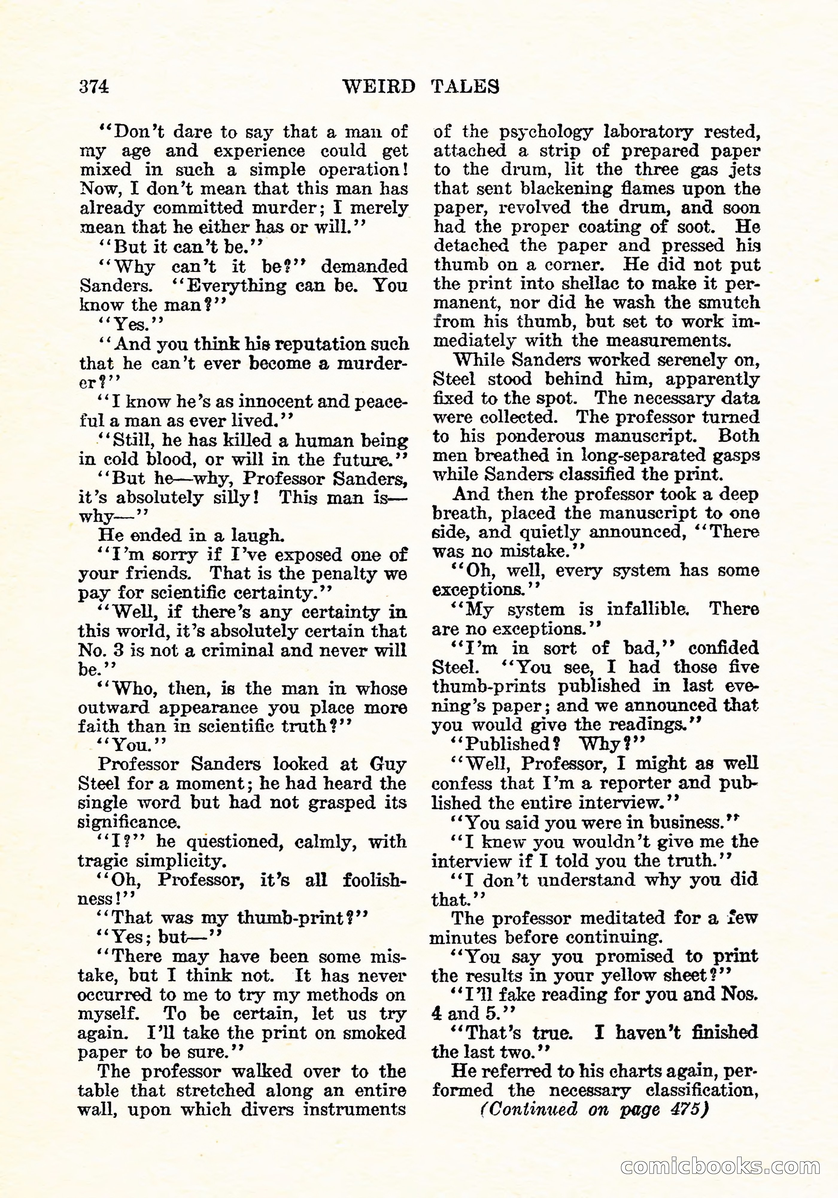 Weird Tales, Vol. 5, No. 6 — page 39 of 146