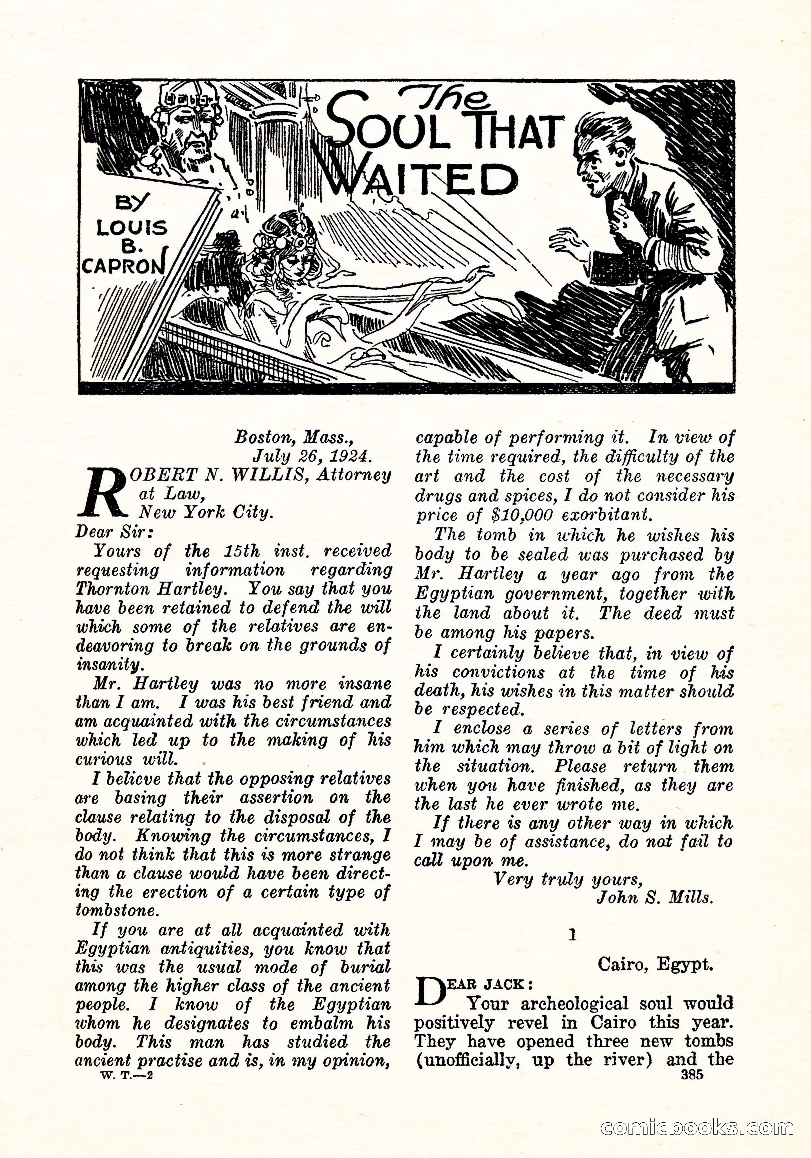 Weird Tales, Vol. 5, No. 6 — page 50 of 146