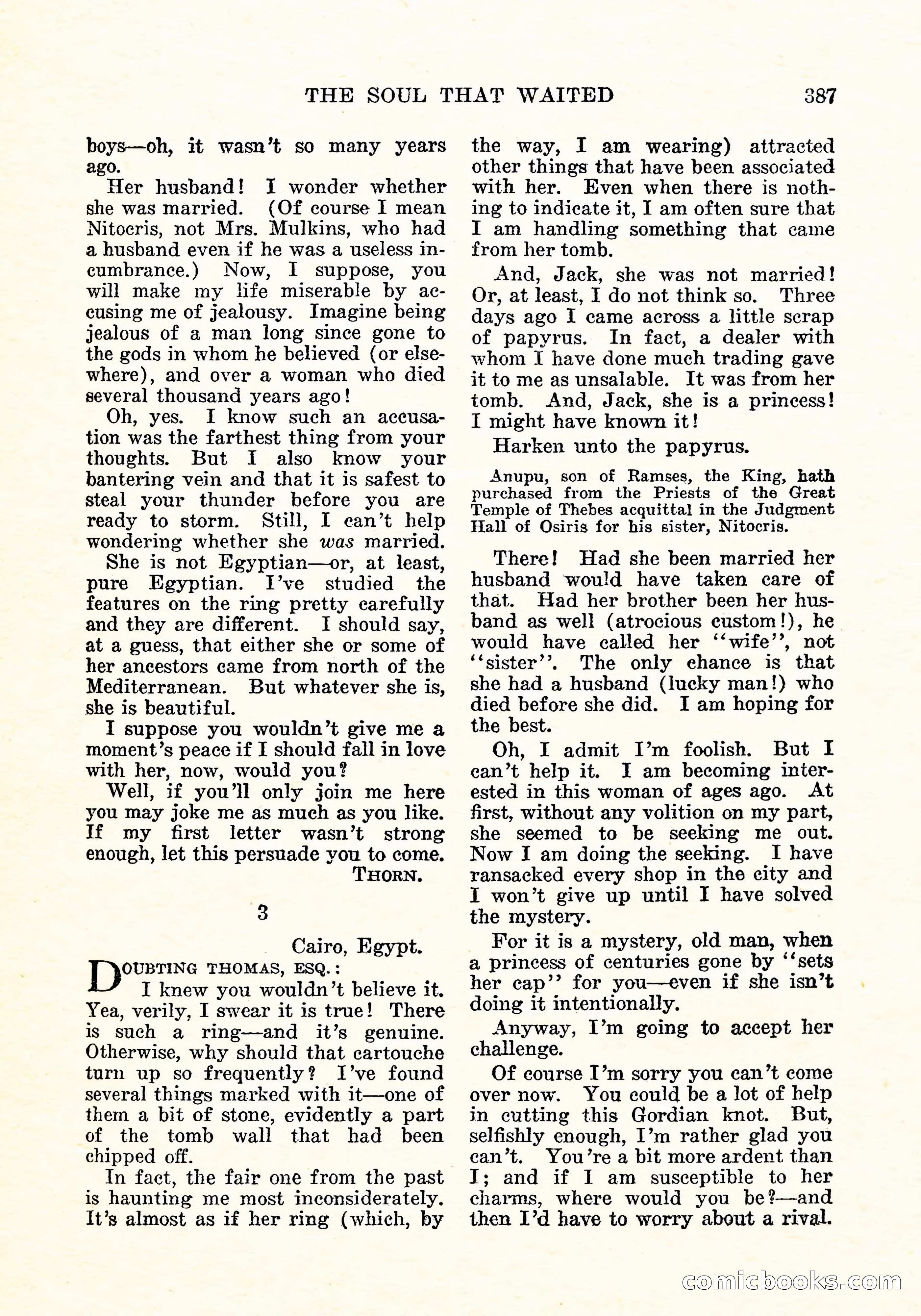 Weird Tales, Vol. 5, No. 6 — page 52 of 146