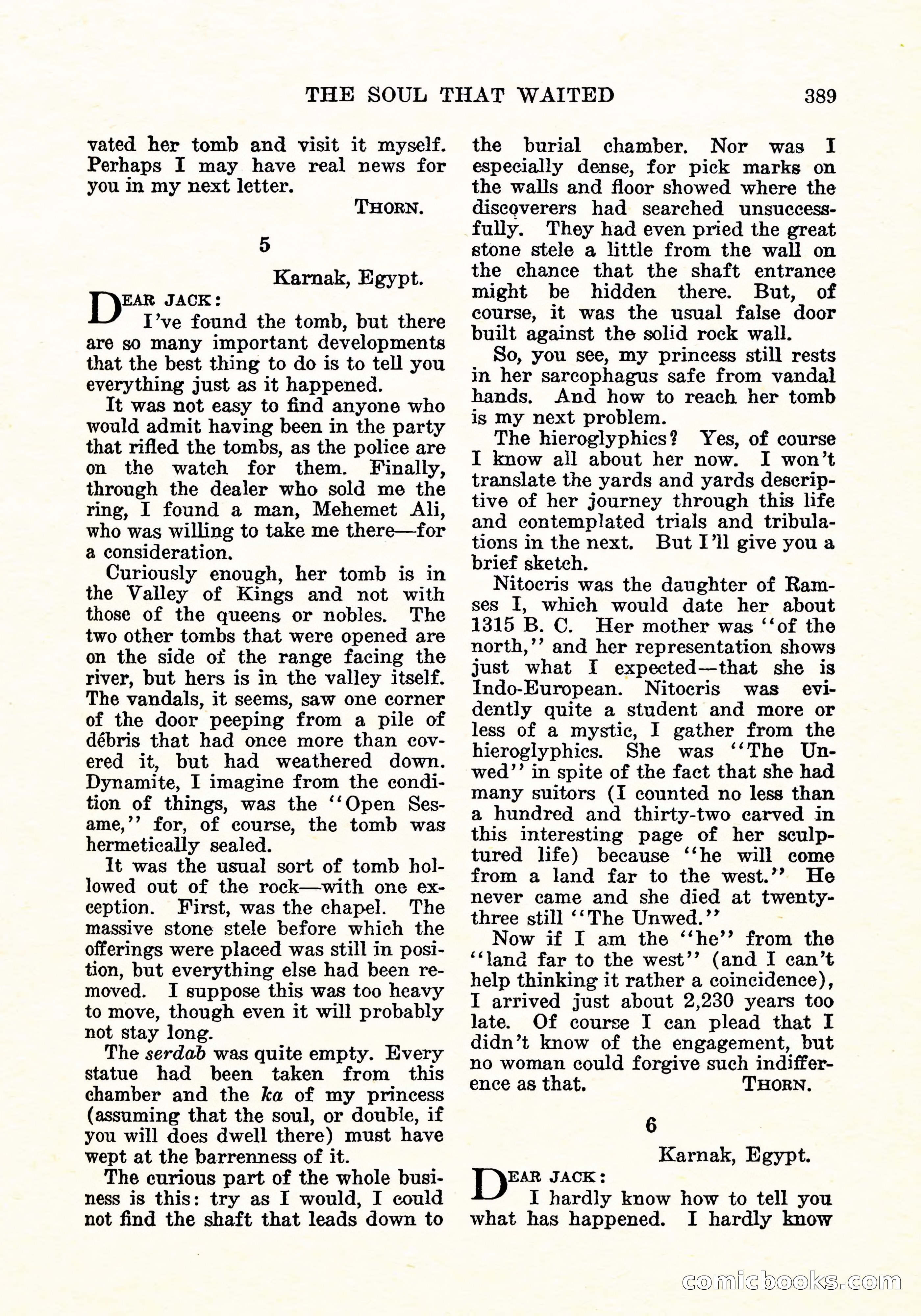 Weird Tales, Vol. 5, No. 6 — page 54 of 146