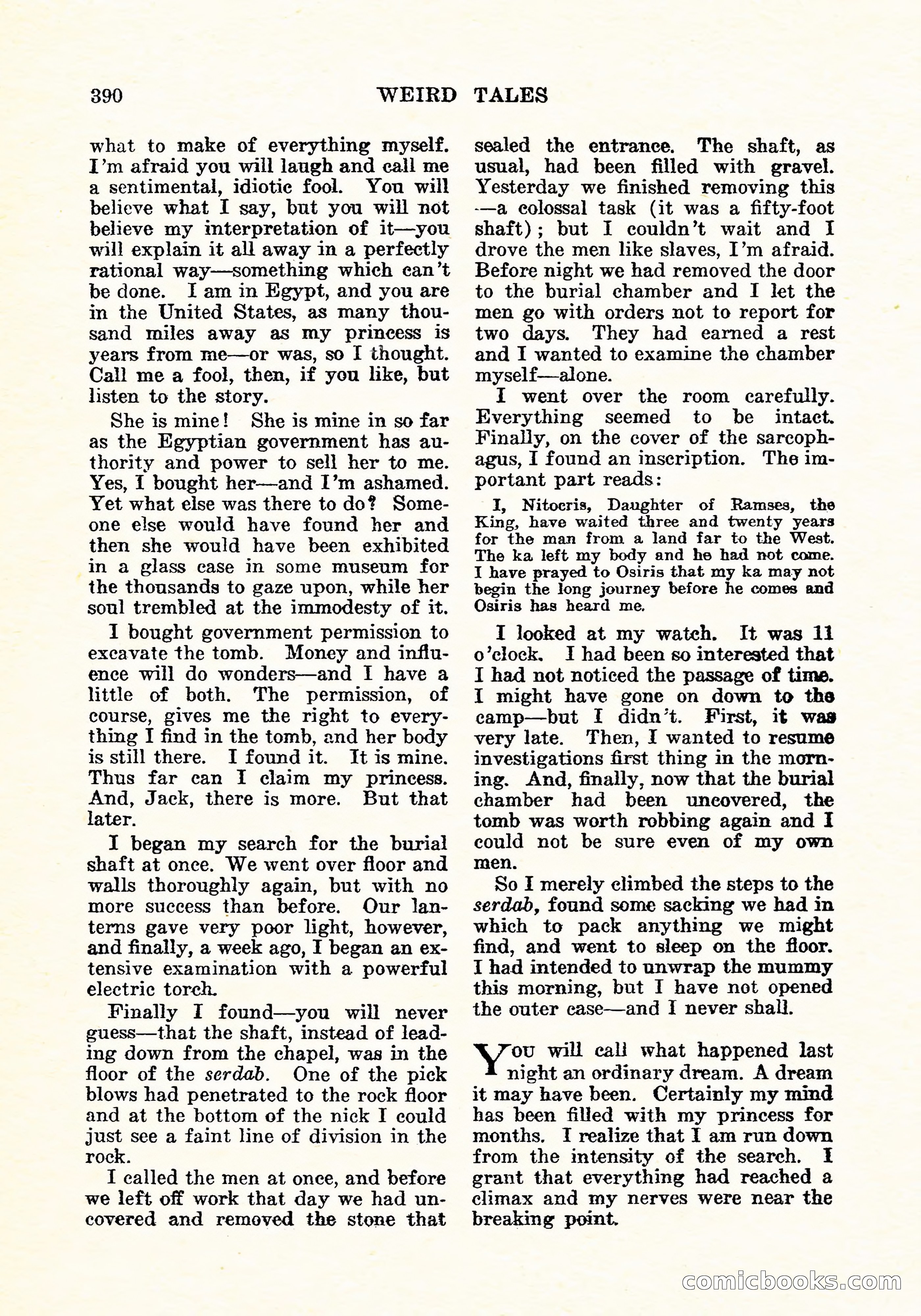 Weird Tales, Vol. 5, No. 6 — page 55 of 146