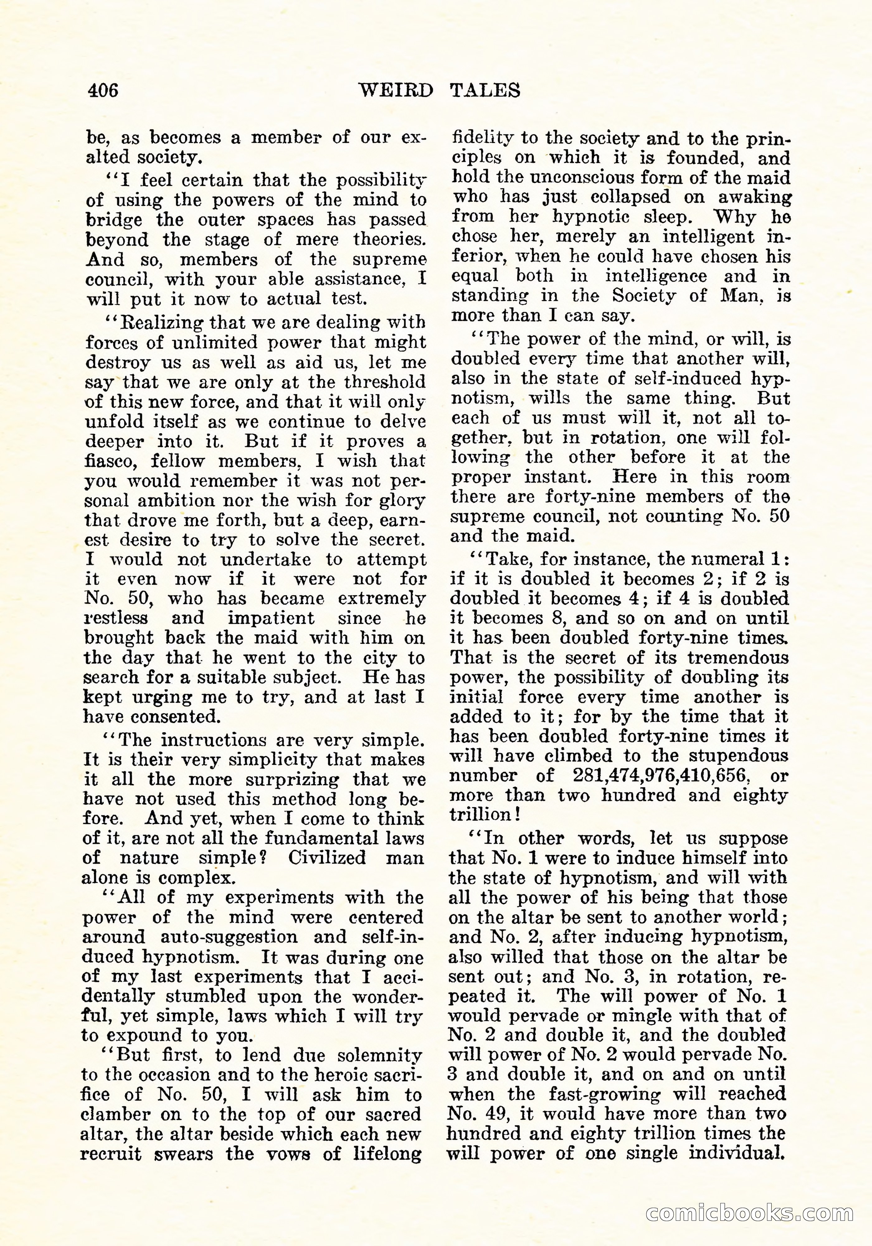 Weird Tales, Vol. 5, No. 6 — page 71 of 146
