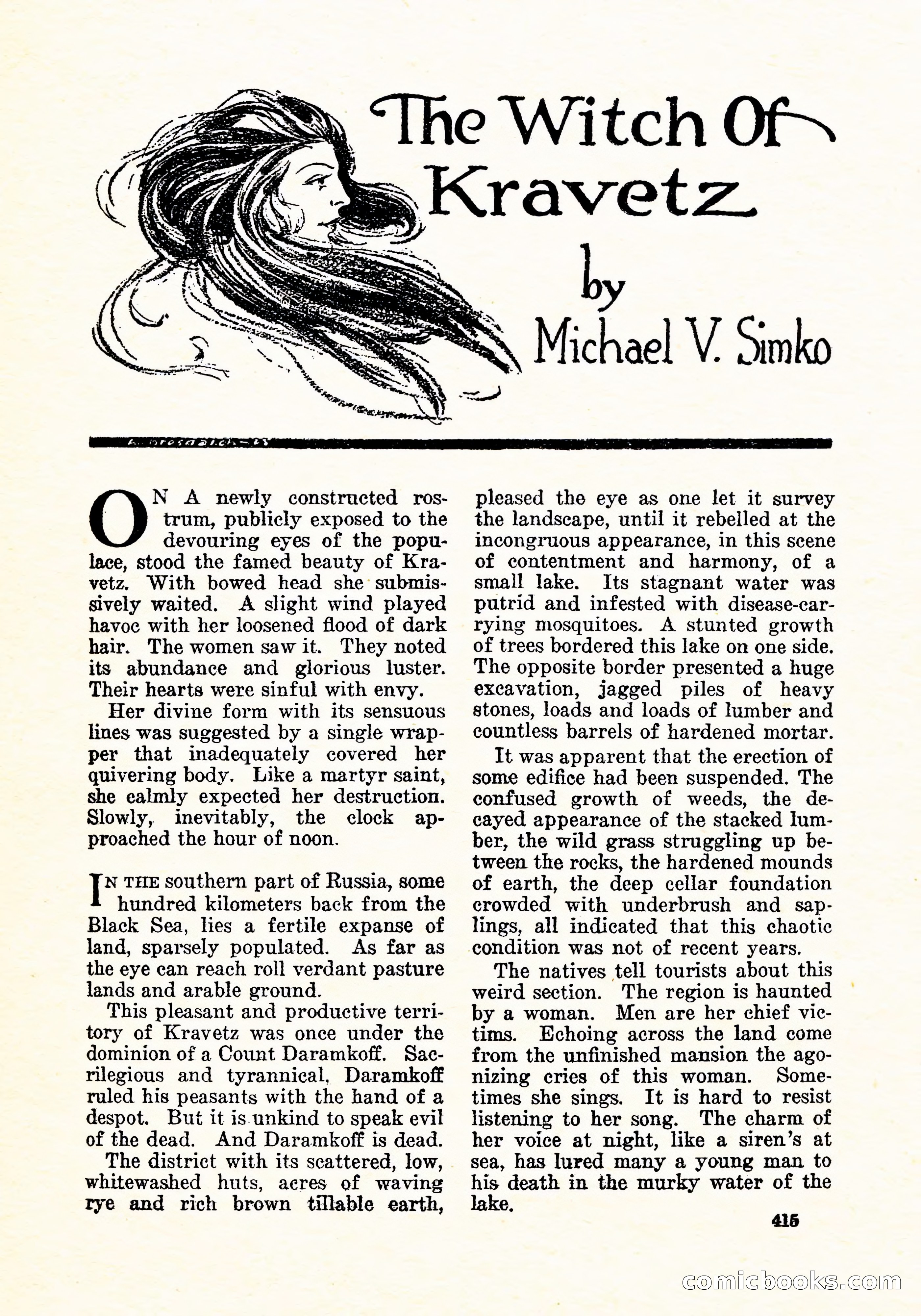 Weird Tales, Vol. 5, No. 6 — page 80 of 146