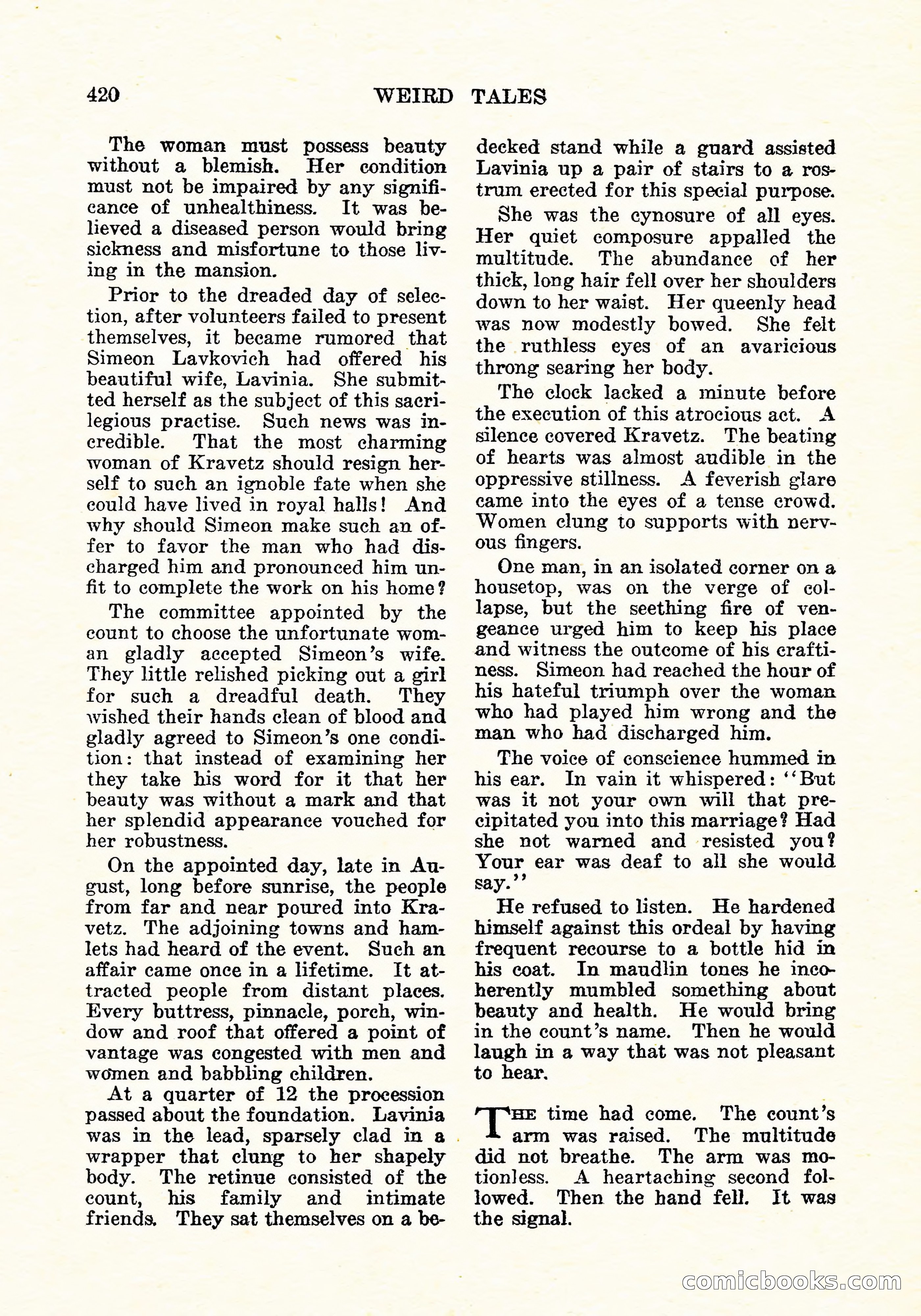 Weird Tales, Vol. 5, No. 6 — page 85 of 146