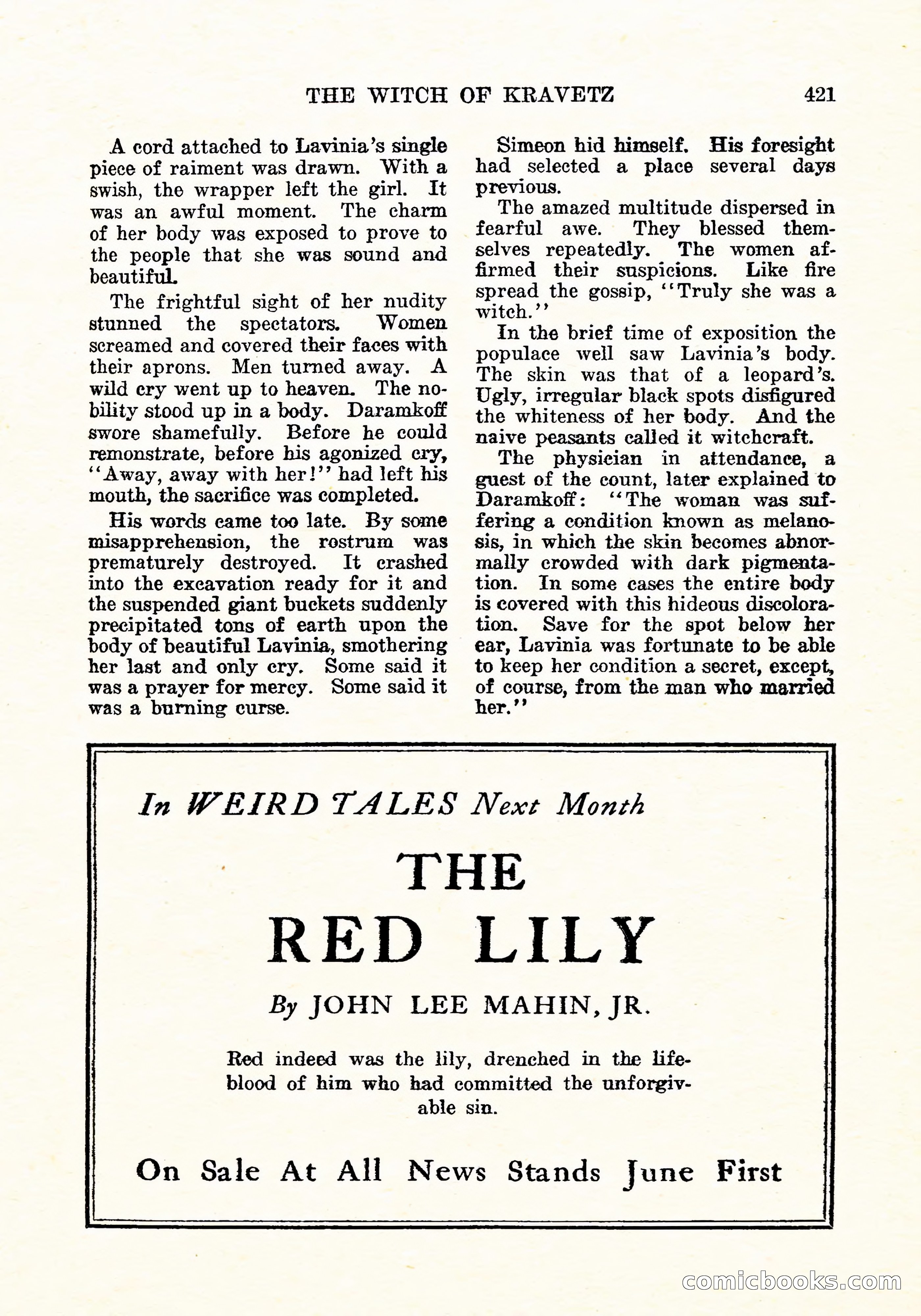 Weird Tales, Vol. 5, No. 6 — page 86 of 146