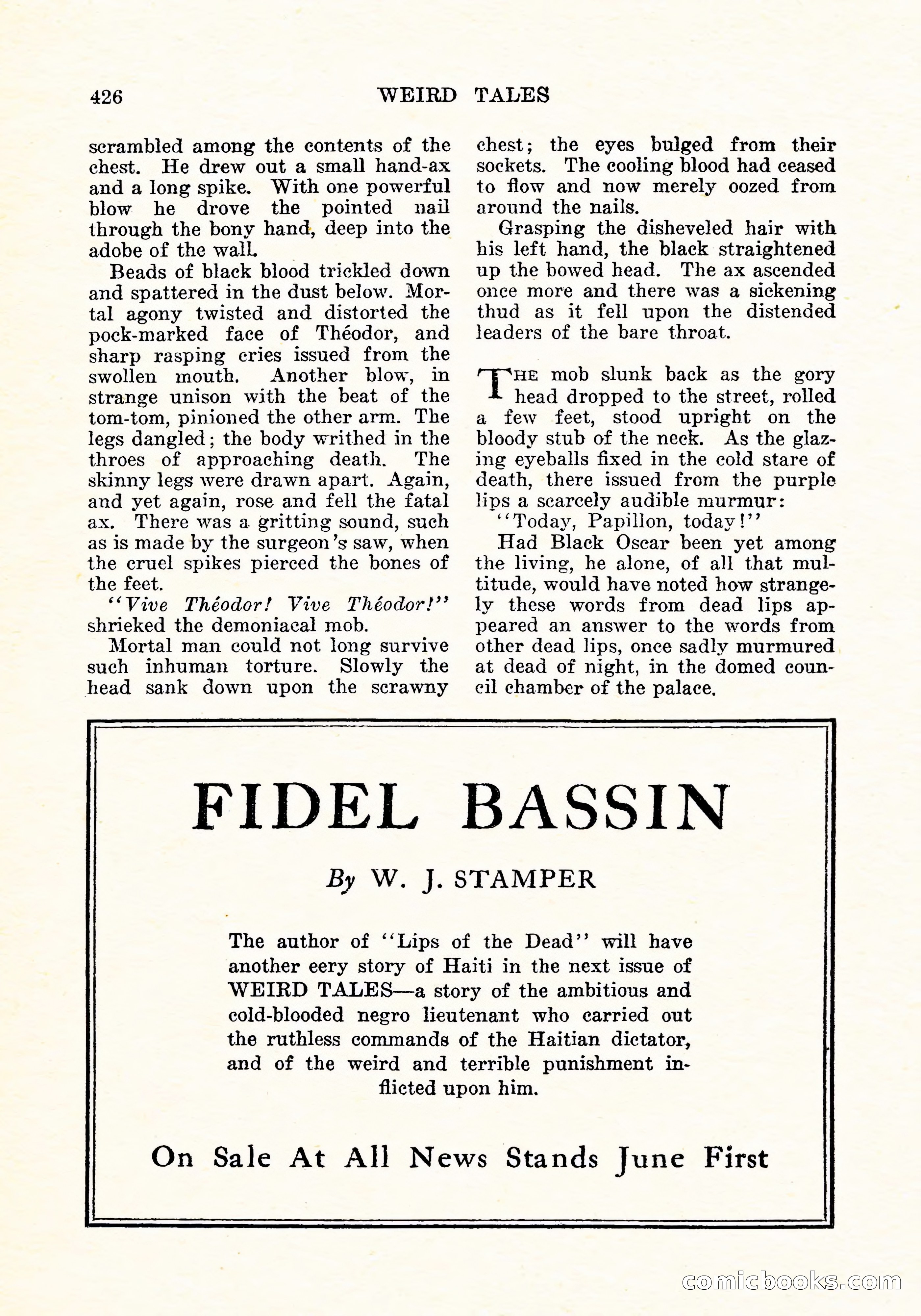 Weird Tales, Vol. 5, No. 6 — page 91 of 146