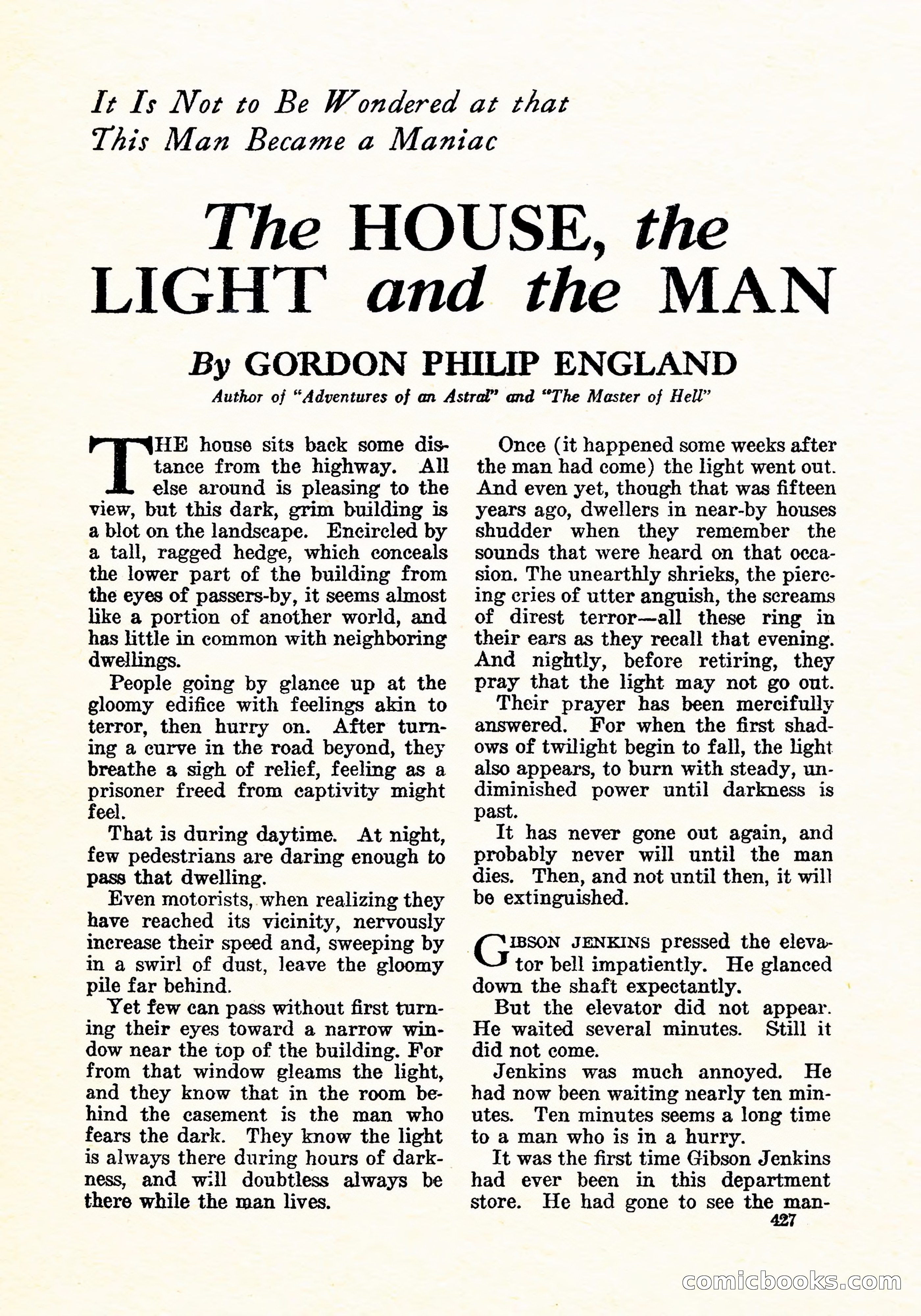 Weird Tales, Vol. 5, No. 6 — page 92 of 146