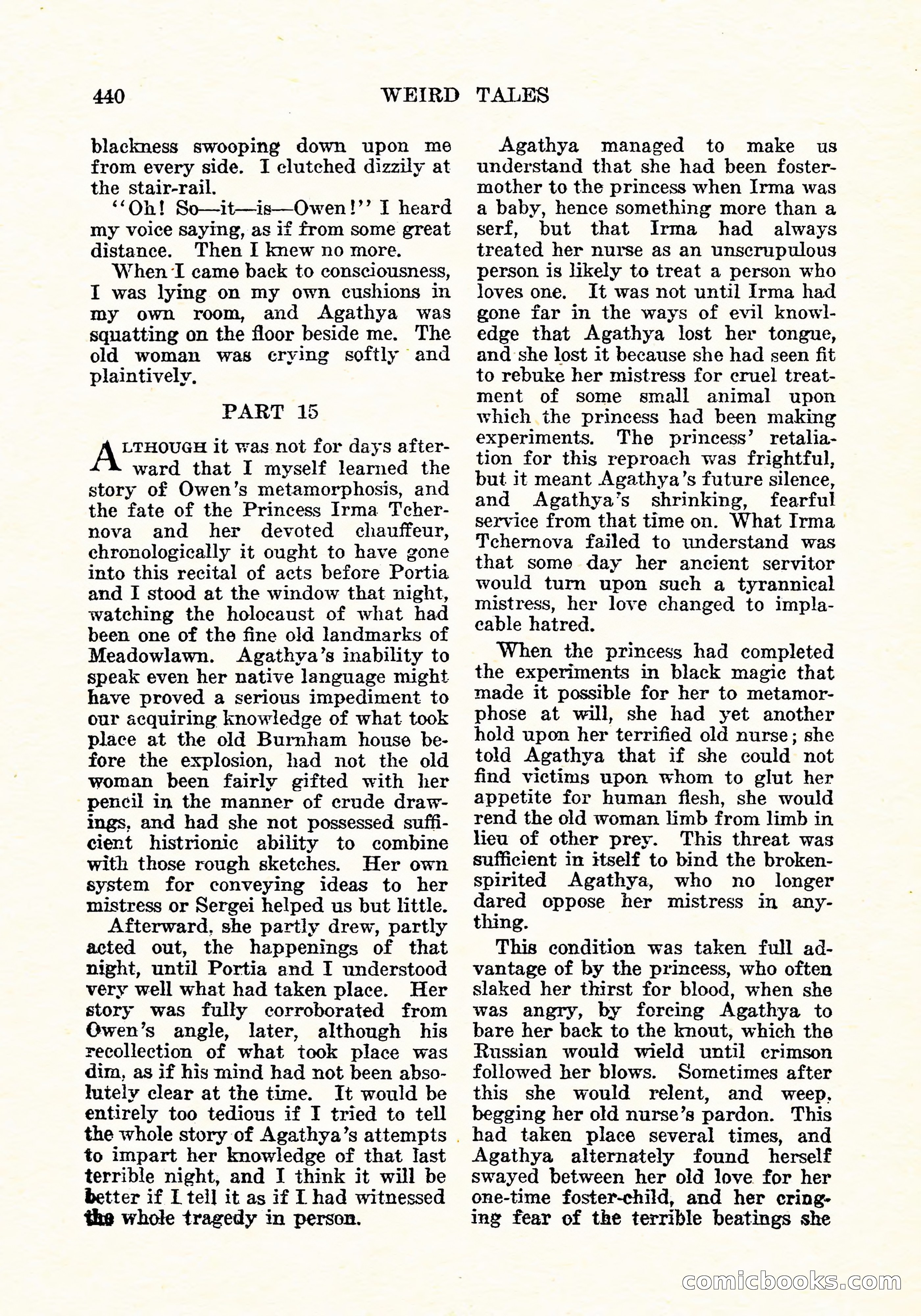 Weird Tales, Vol. 5, No. 6 — page 105 of 146