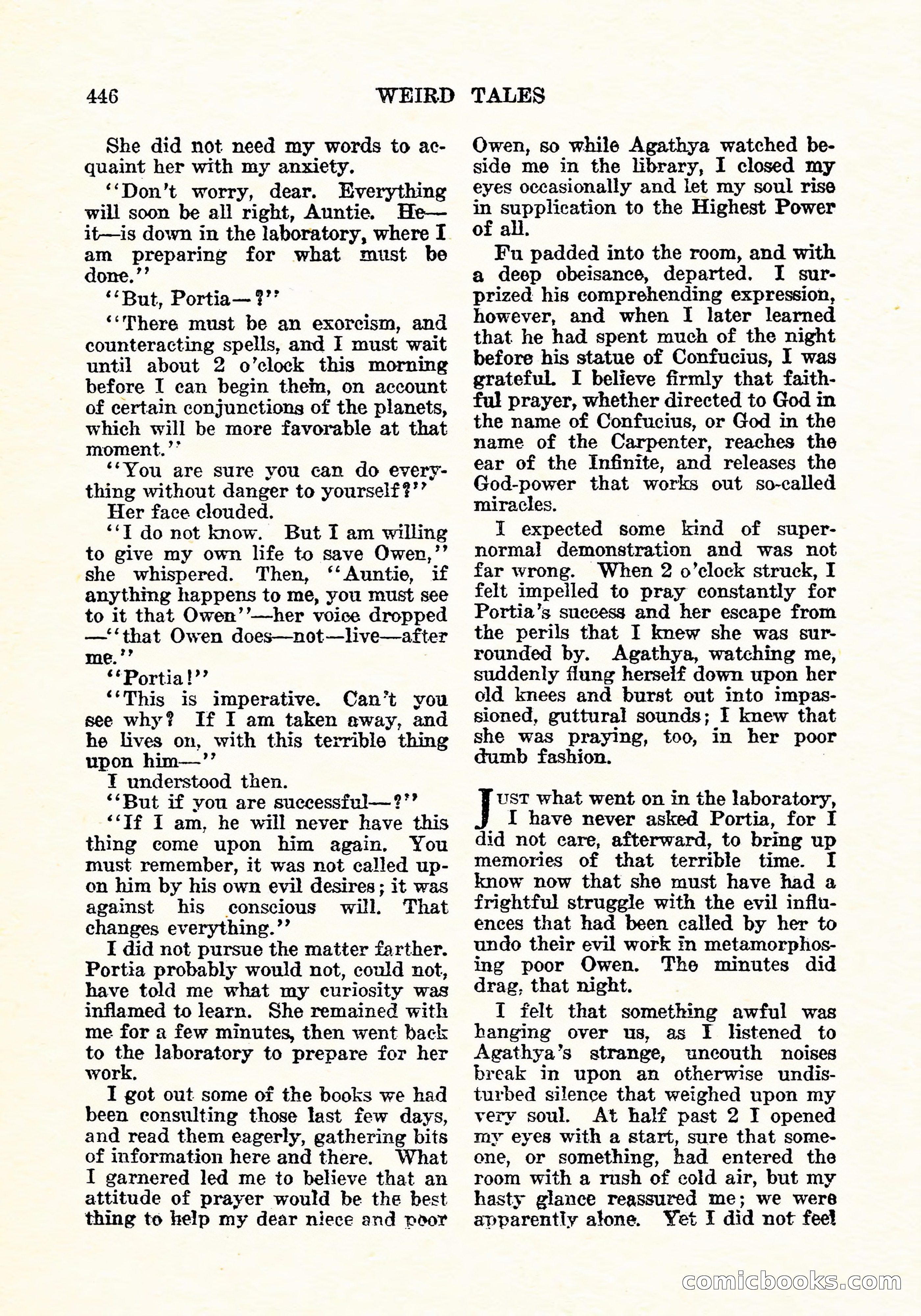 Weird Tales, Vol. 5, No. 6 — page 111 of 146