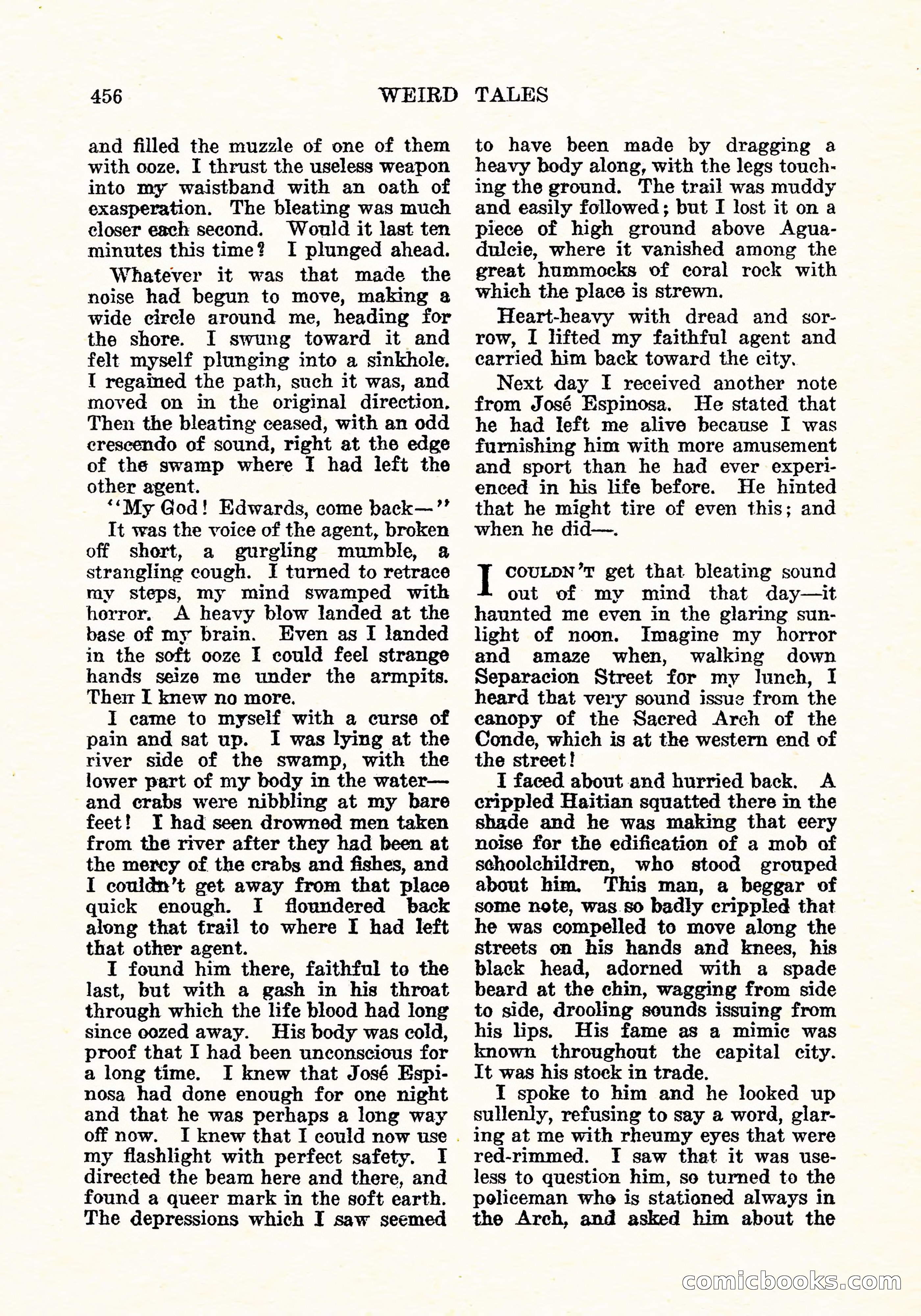Weird Tales, Vol. 5, No. 6 — page 121 of 146