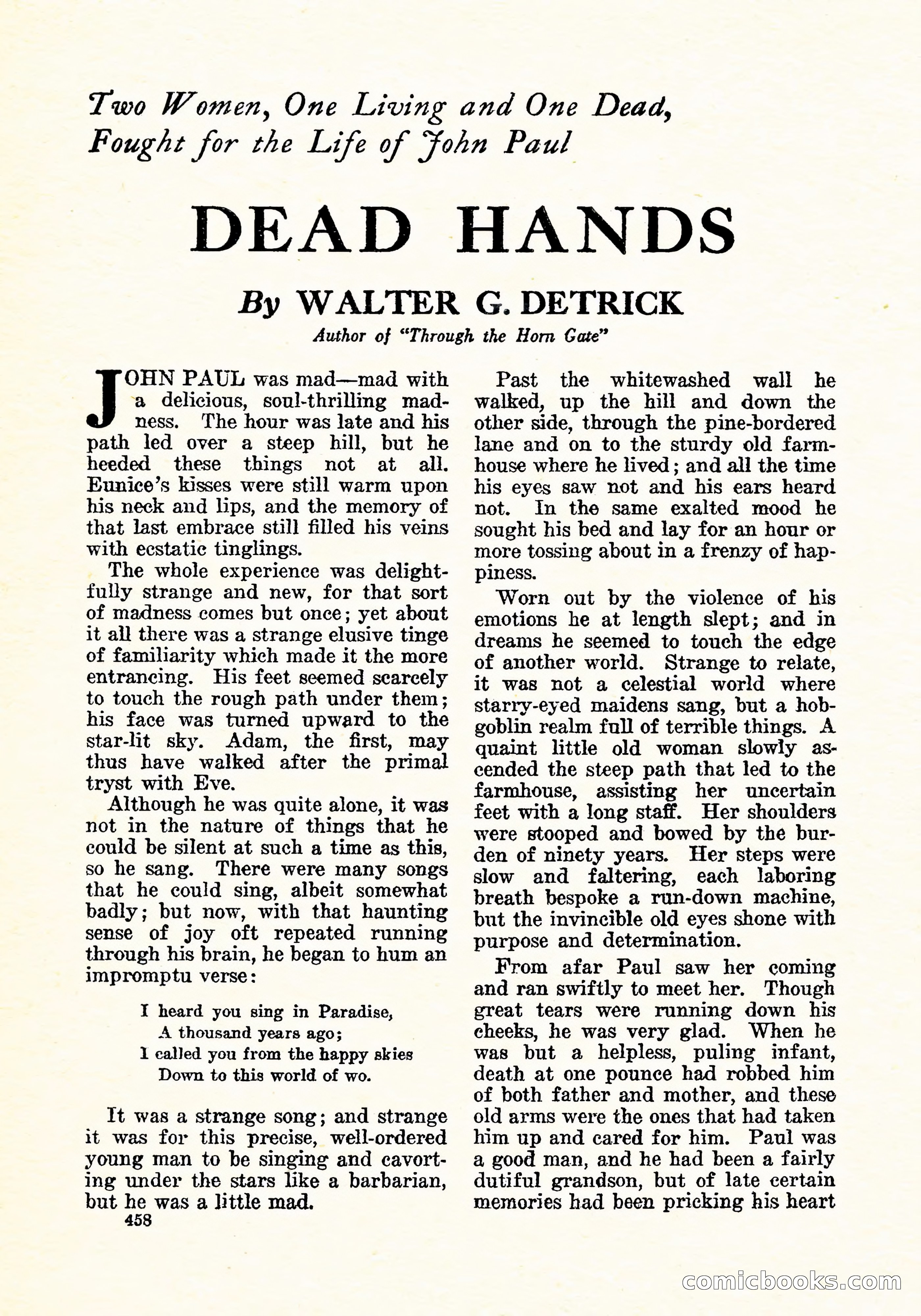 Weird Tales, Vol. 5, No. 6 — page 123 of 146