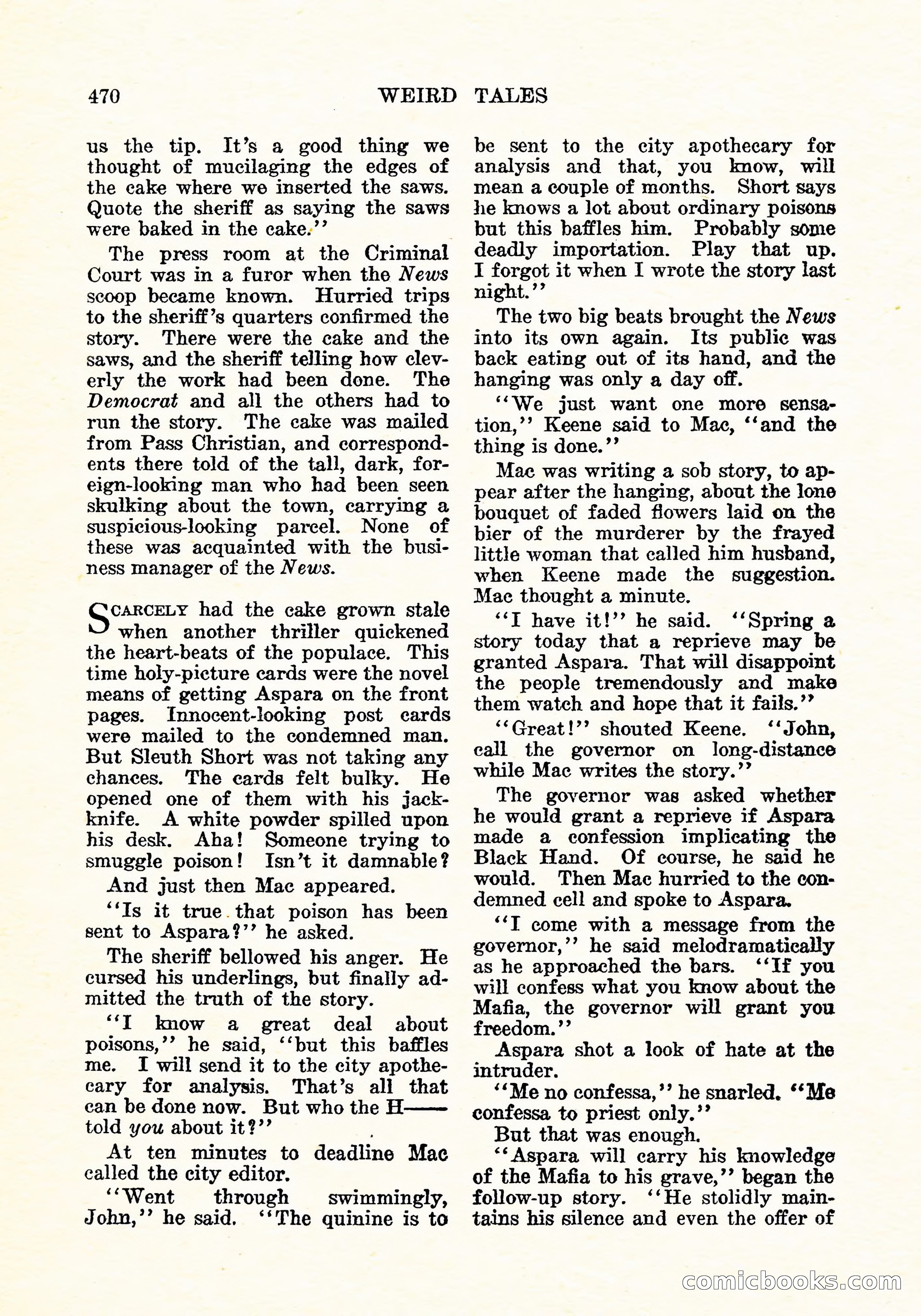 Weird Tales, Vol. 5, No. 6 — page 135 of 146