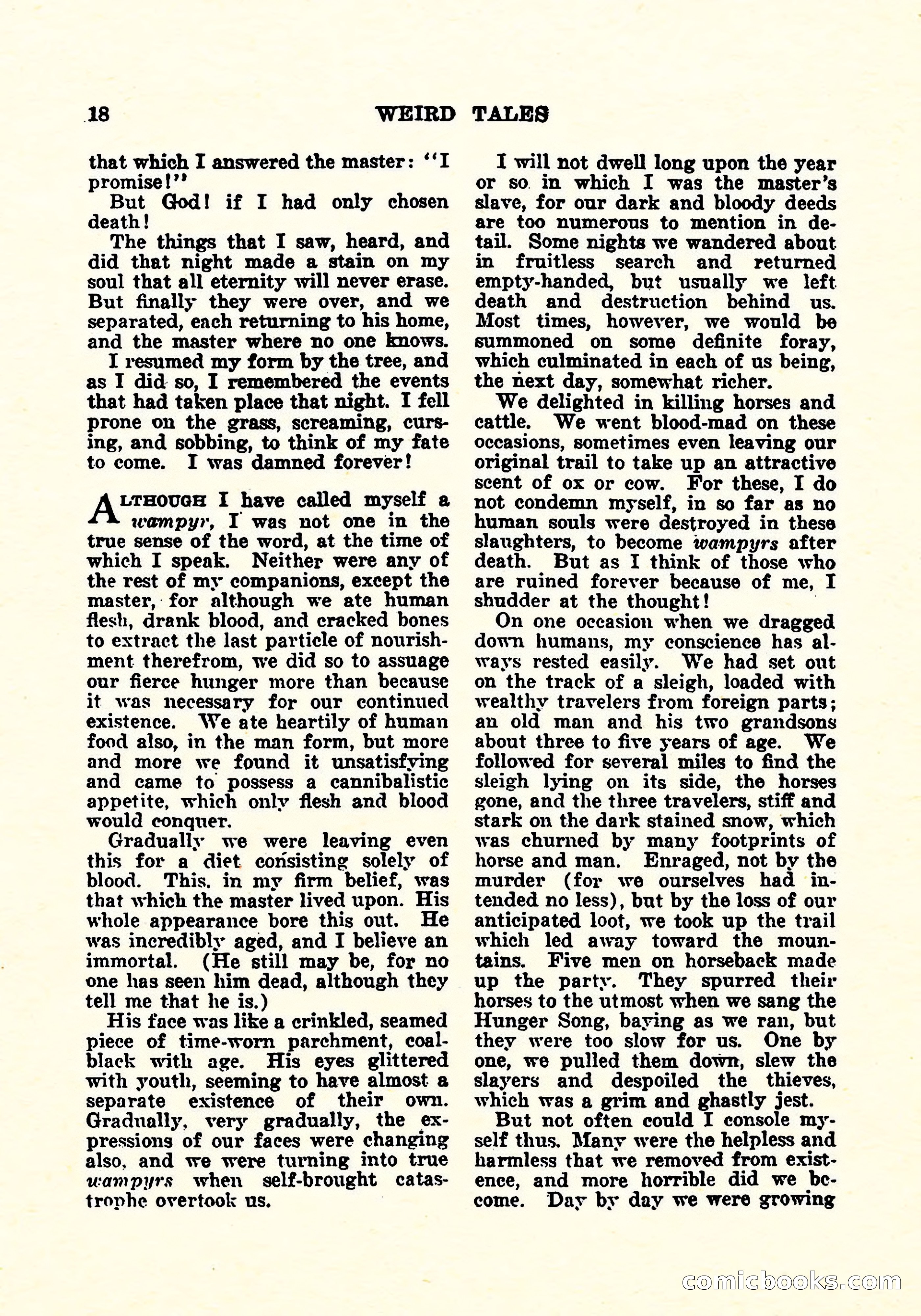 Weird Tales, July 1925 — page 19 of 146