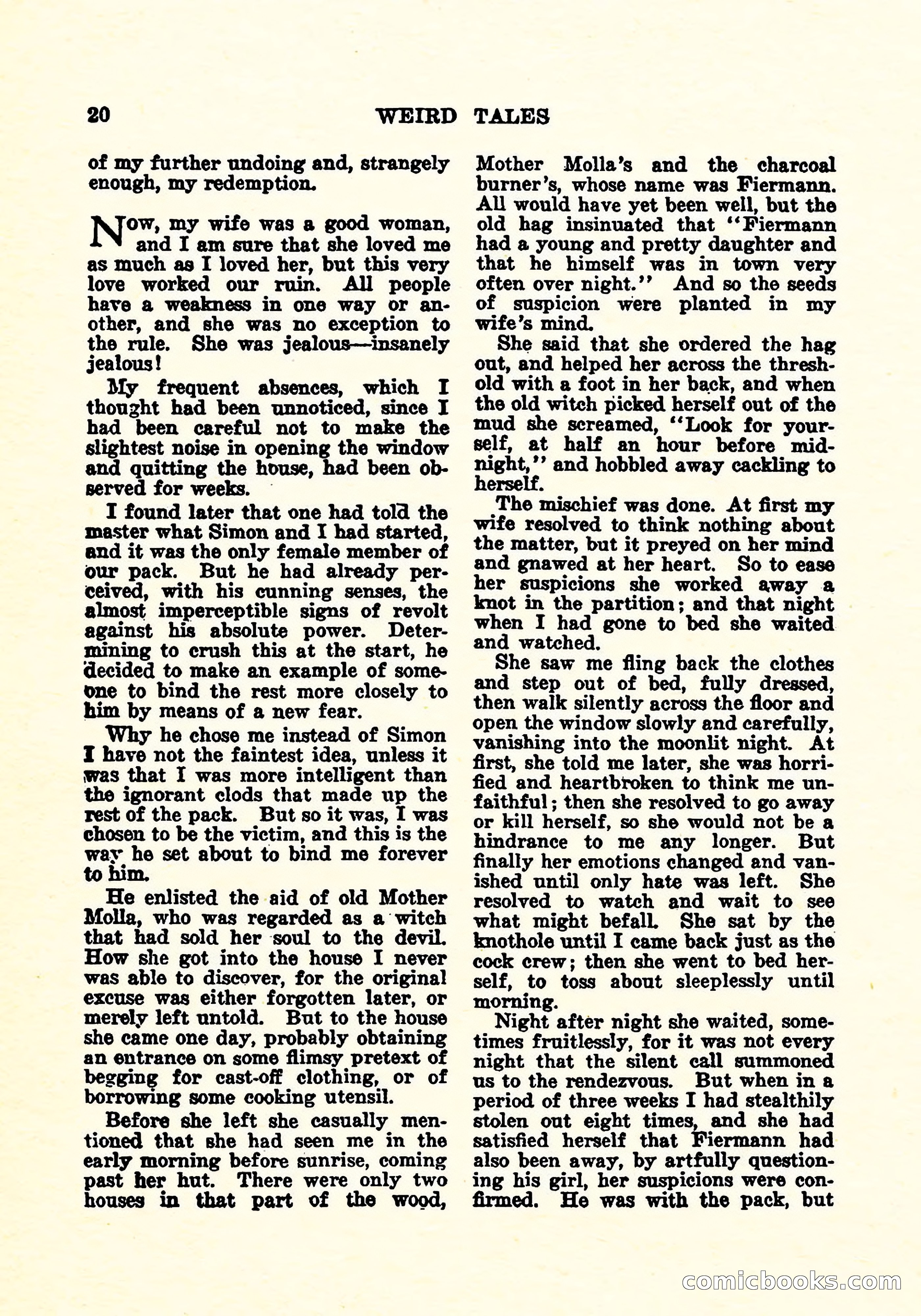Weird Tales, July 1925 — page 21 of 146