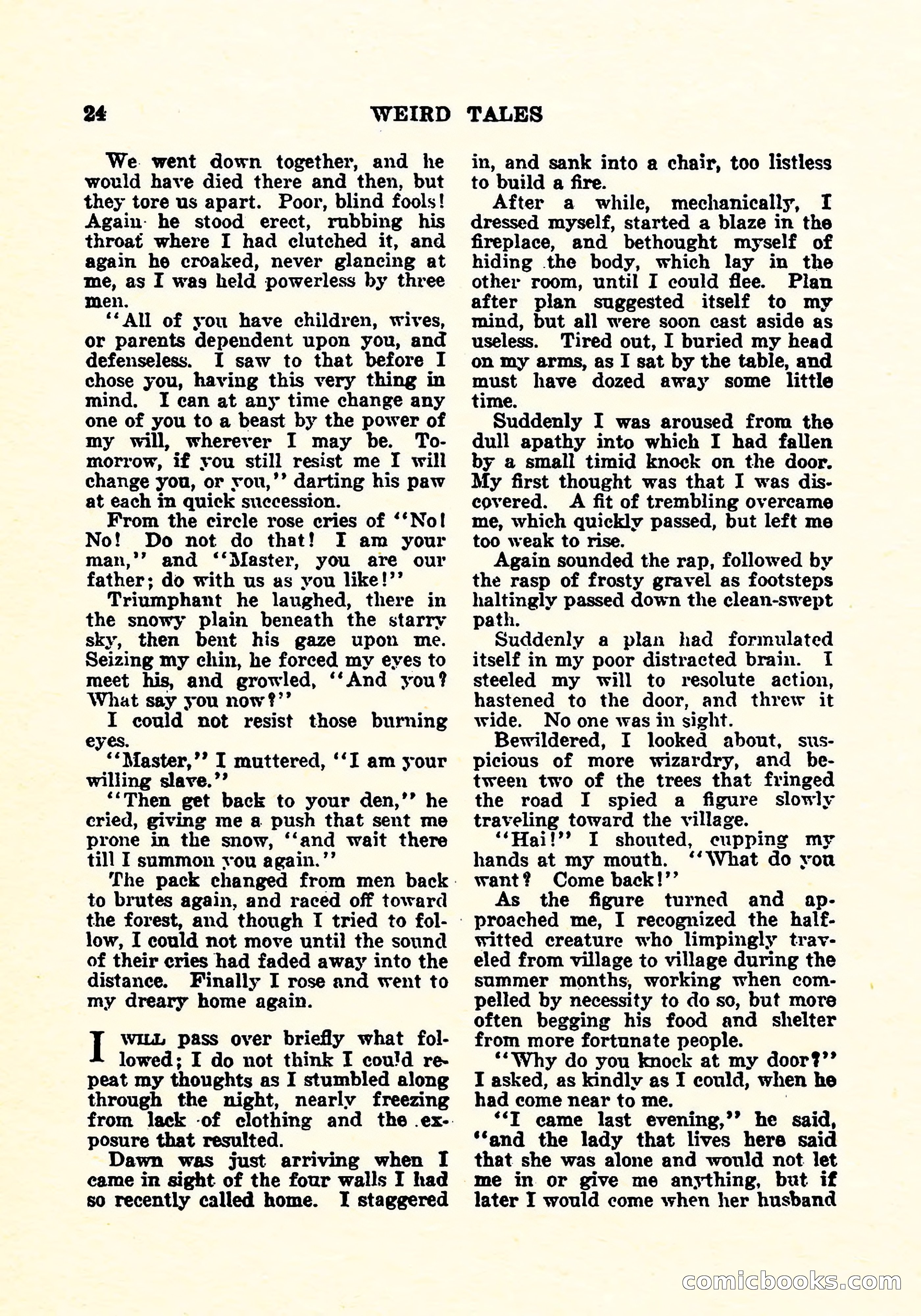 Weird Tales, July 1925 — page 25 of 146